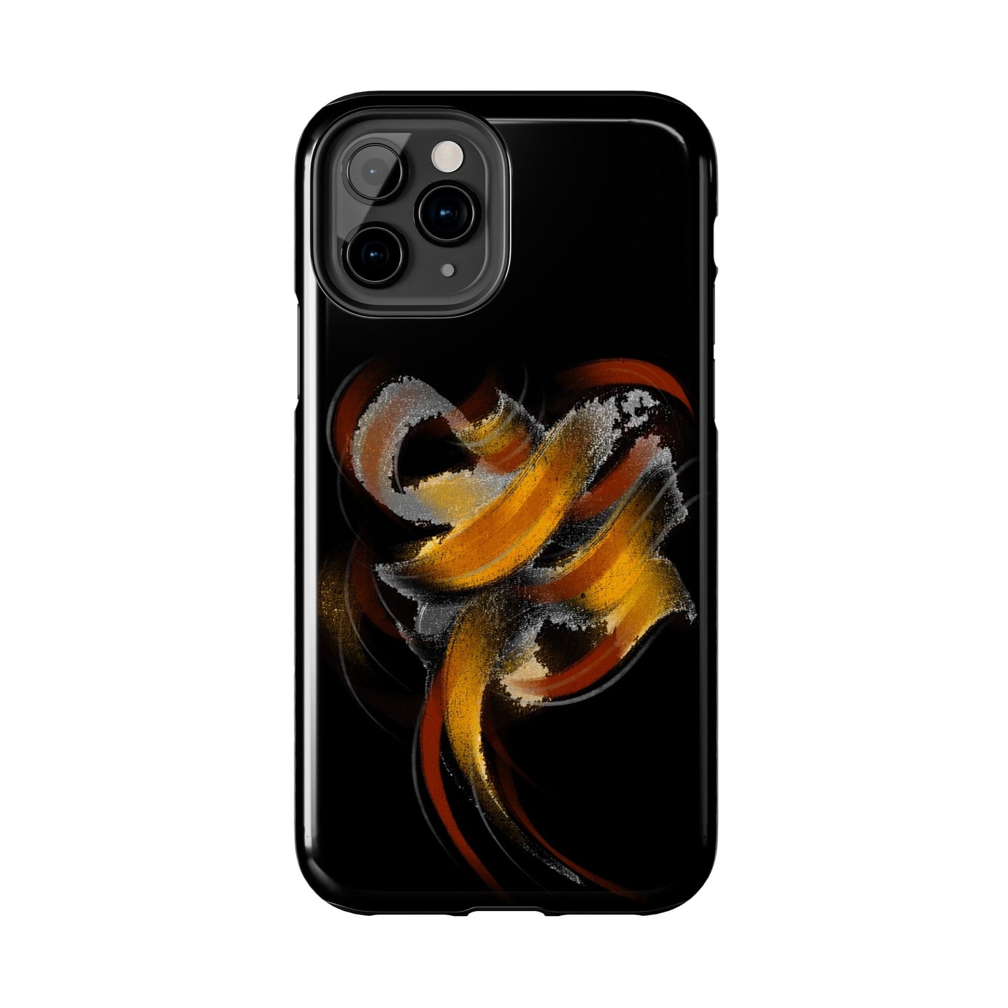 Calligraphy strokes Tough Phone Case