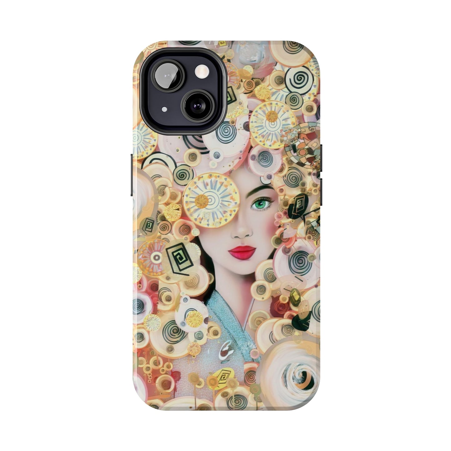 Phone Case - Persian Art Inspired Beautiful Girl Design