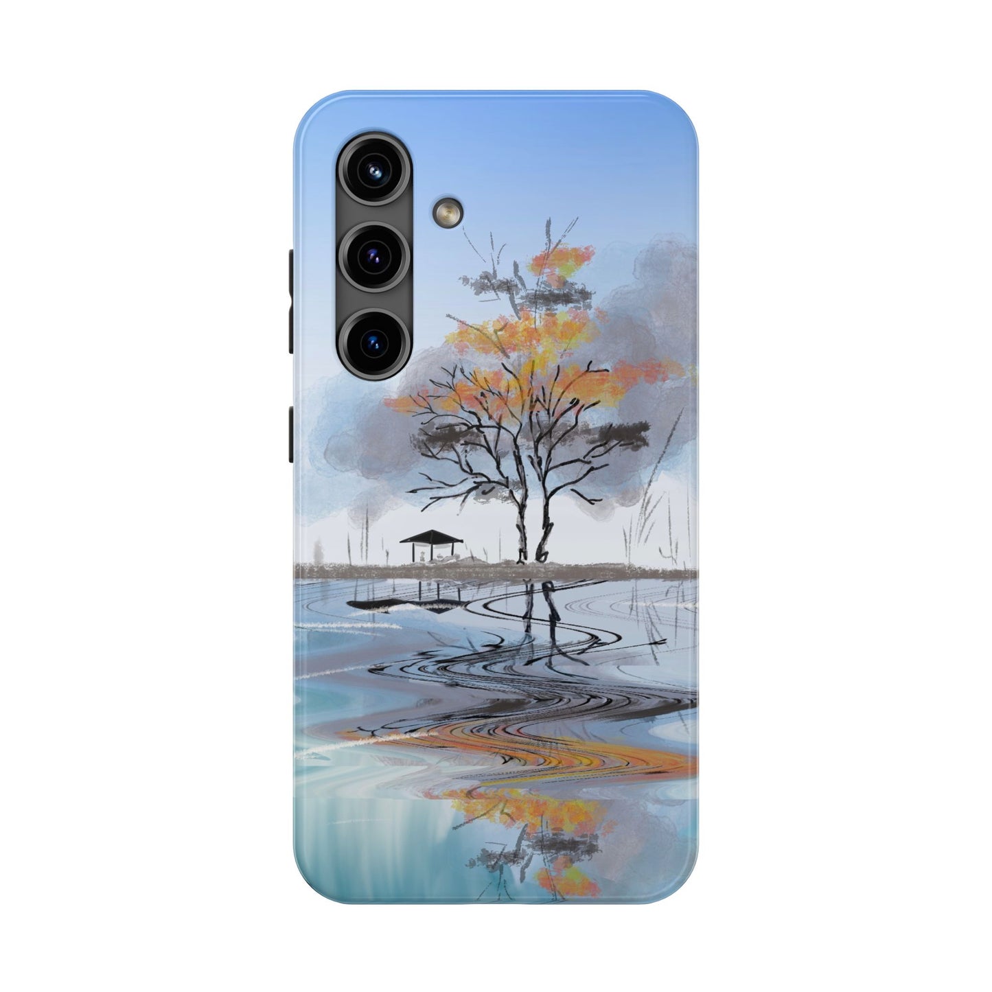 Serenity Phone Case Persian Calligraphy Art.