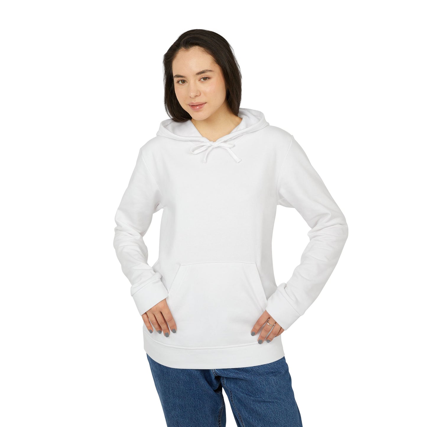 Kalli K X Adidas Unisex Fleece Hoodie- modern calligraphy.