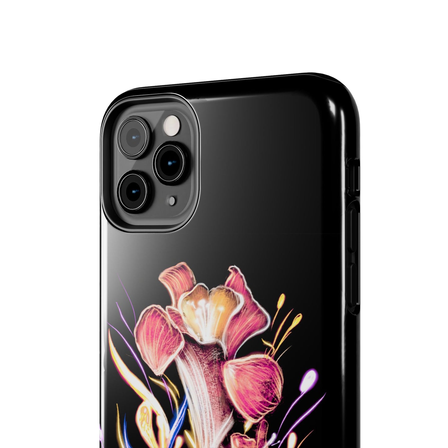 Colorful Calligraphy Flower Chic Stylish Design