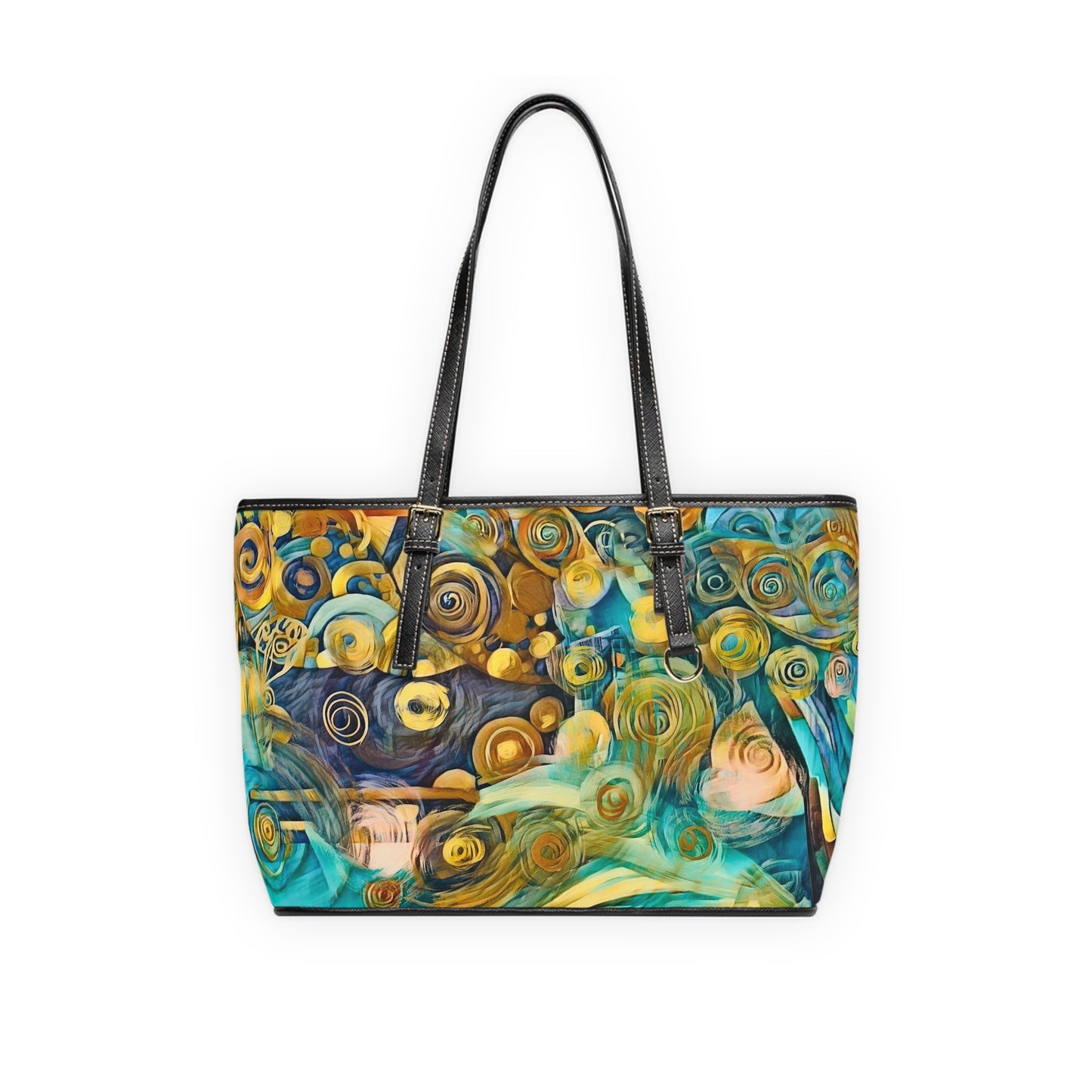 Ethereal Swirls || Elegant PU Leather Purse