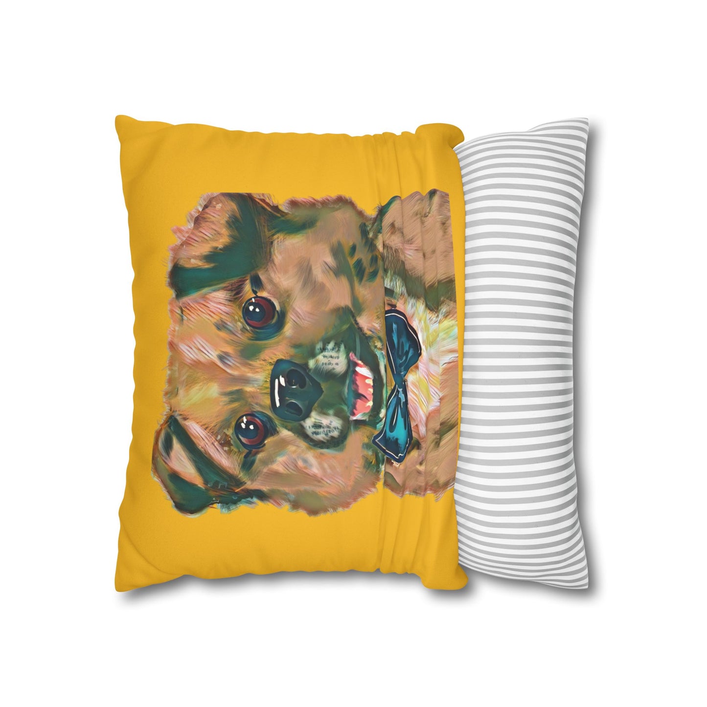 Baghlava Pillowcase - Modern Art Portrait Watercolour Design