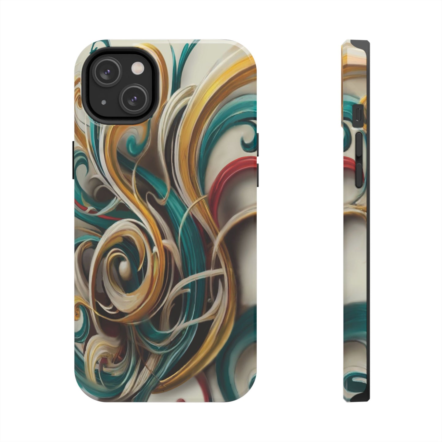 Marble Abstract Phone Case Calligraphy