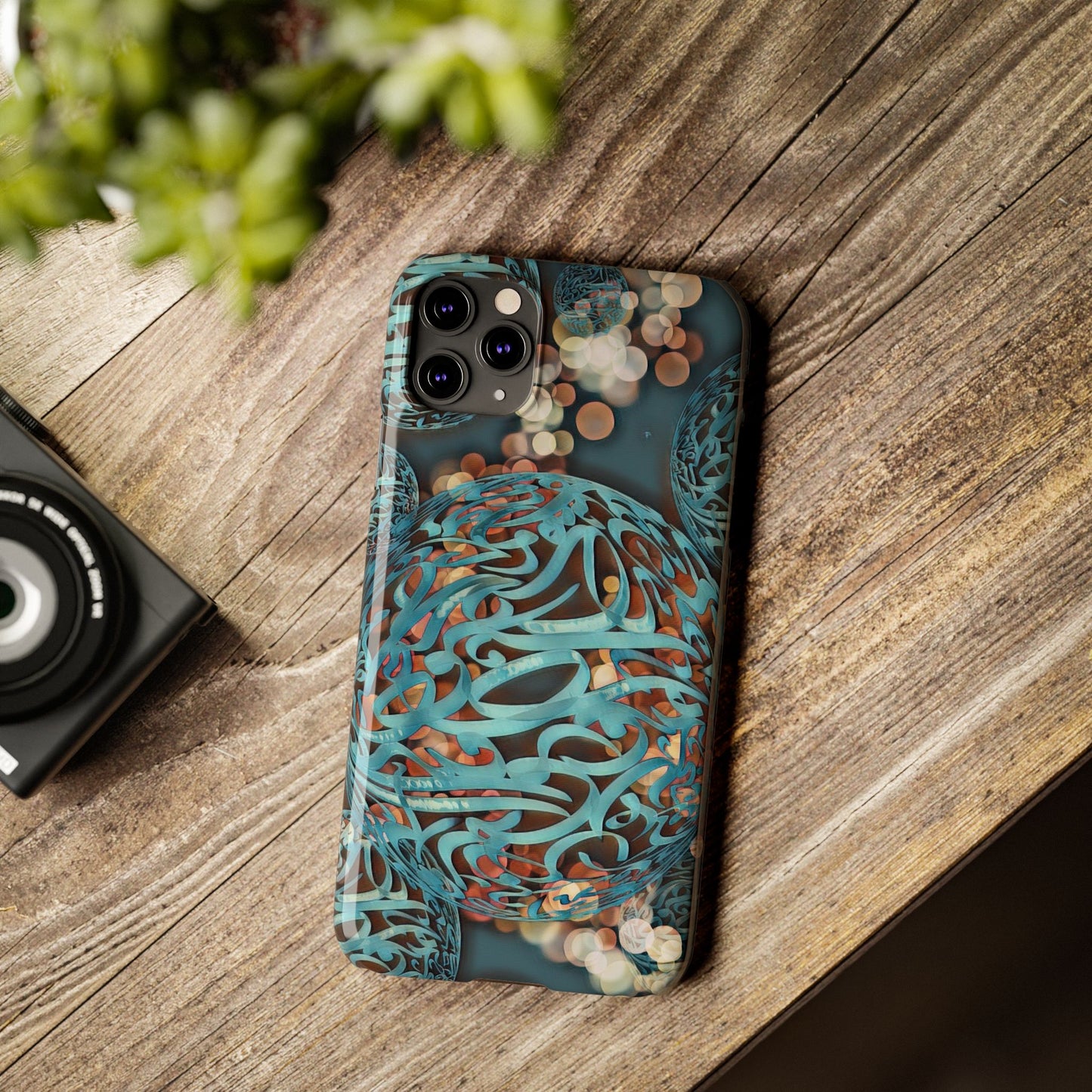 ' Modern Art Slim Phone Case -LOVE