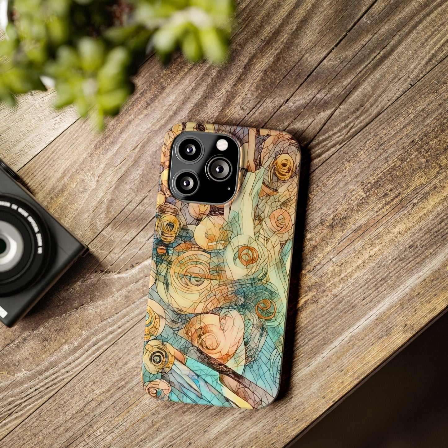 . ' Modern Art Slim Phone Case -.