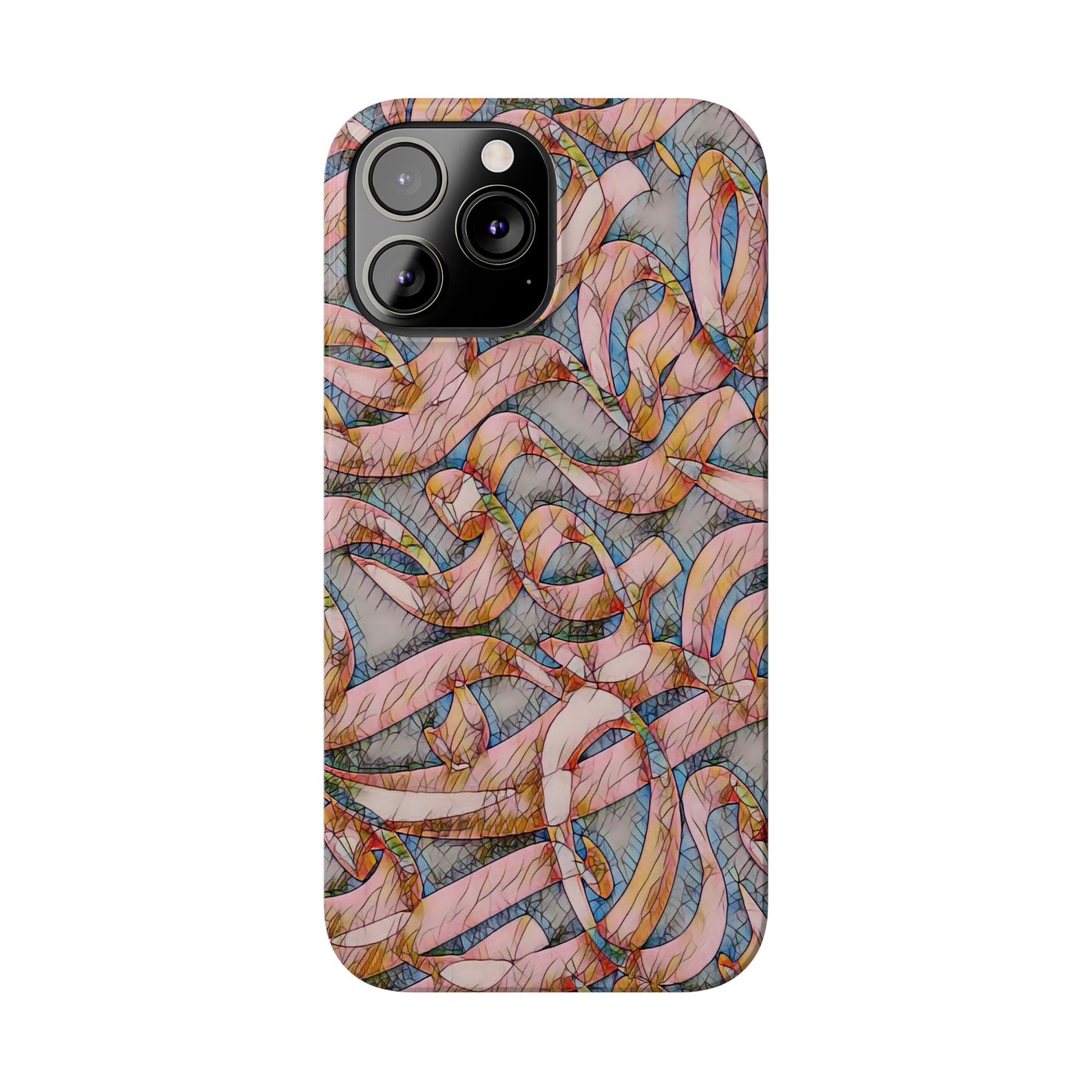 ' Modern Art Slim Phone Case -LOVE I-