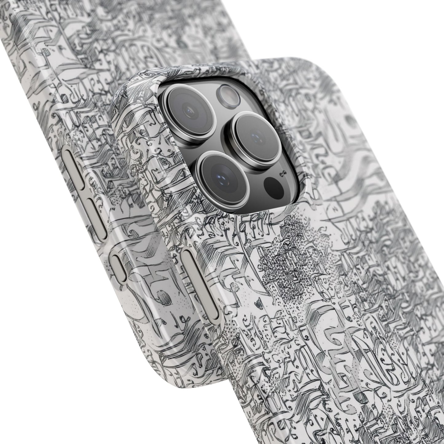 .ه,- ' Modern Art Slim Phone Case -LOVE I- I -.