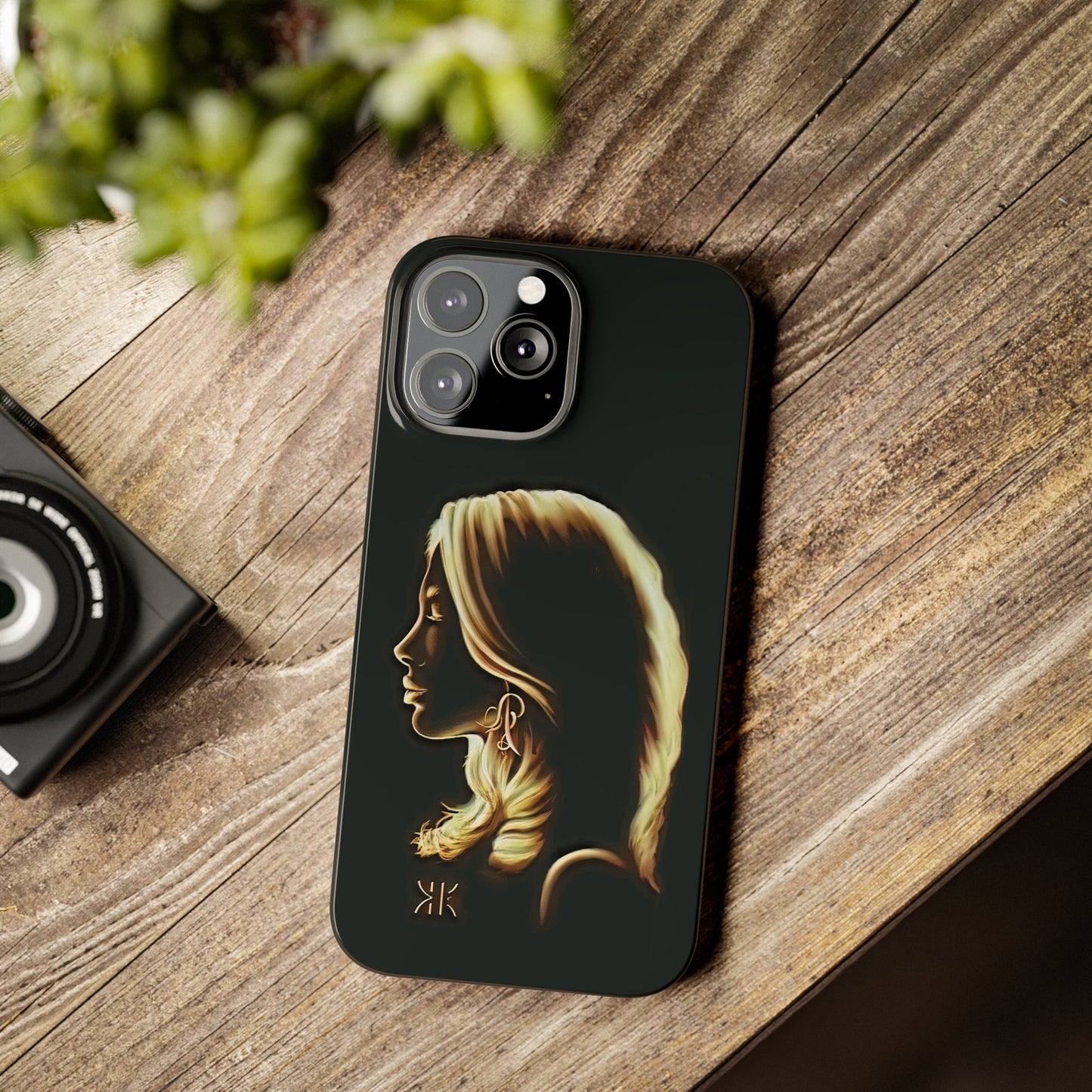 Copy of ' Modern Art Slim Phone Case -LOVE I-