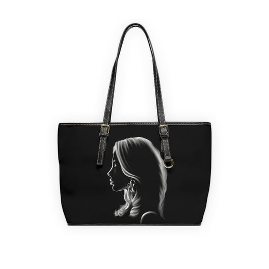 Elegant PU Leather Purse with Chic Silhouette Design