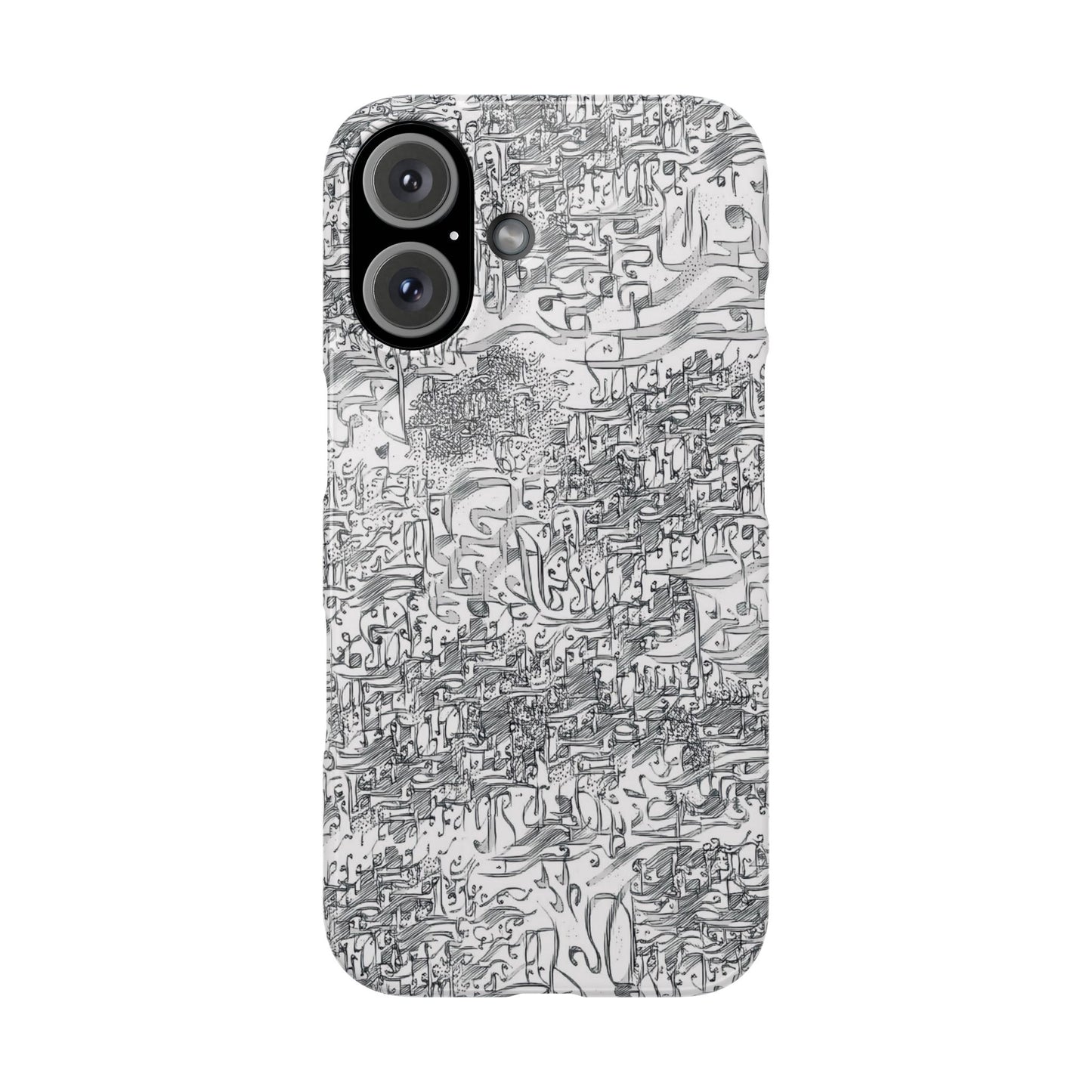 .ه,- ' Modern Art Slim Phone Case -LOVE I- I -.