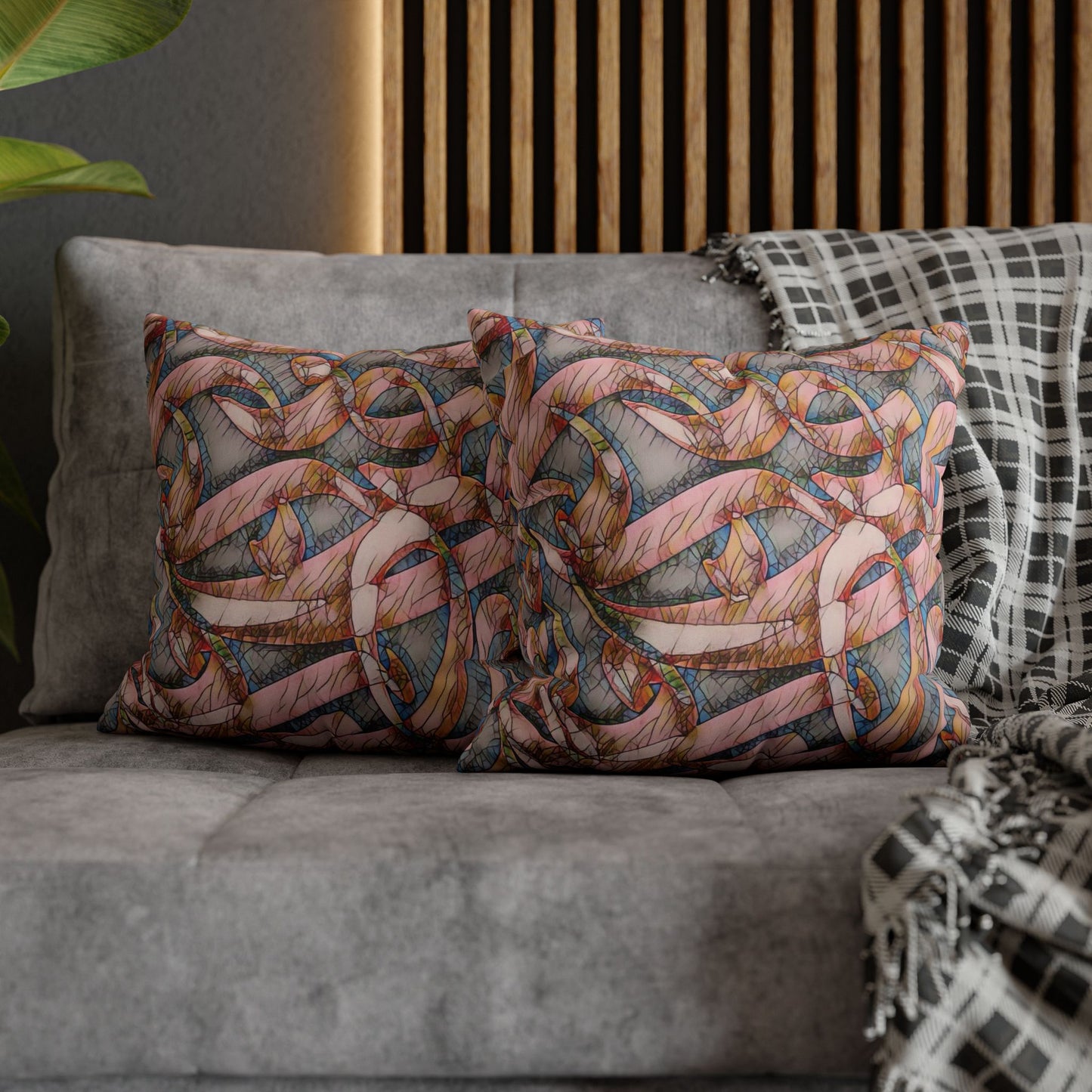Copy of Pillowcase - Modern Art Portrait Watercolour Design