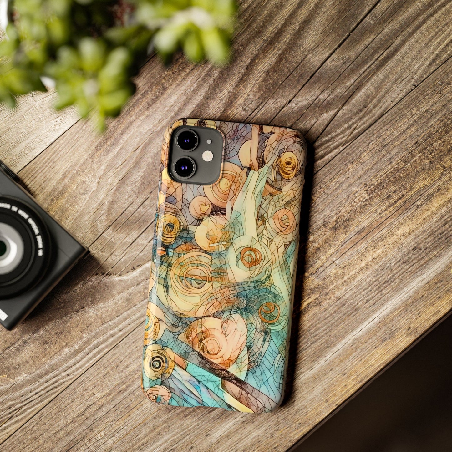 . ' Modern Art Slim Phone Case -.