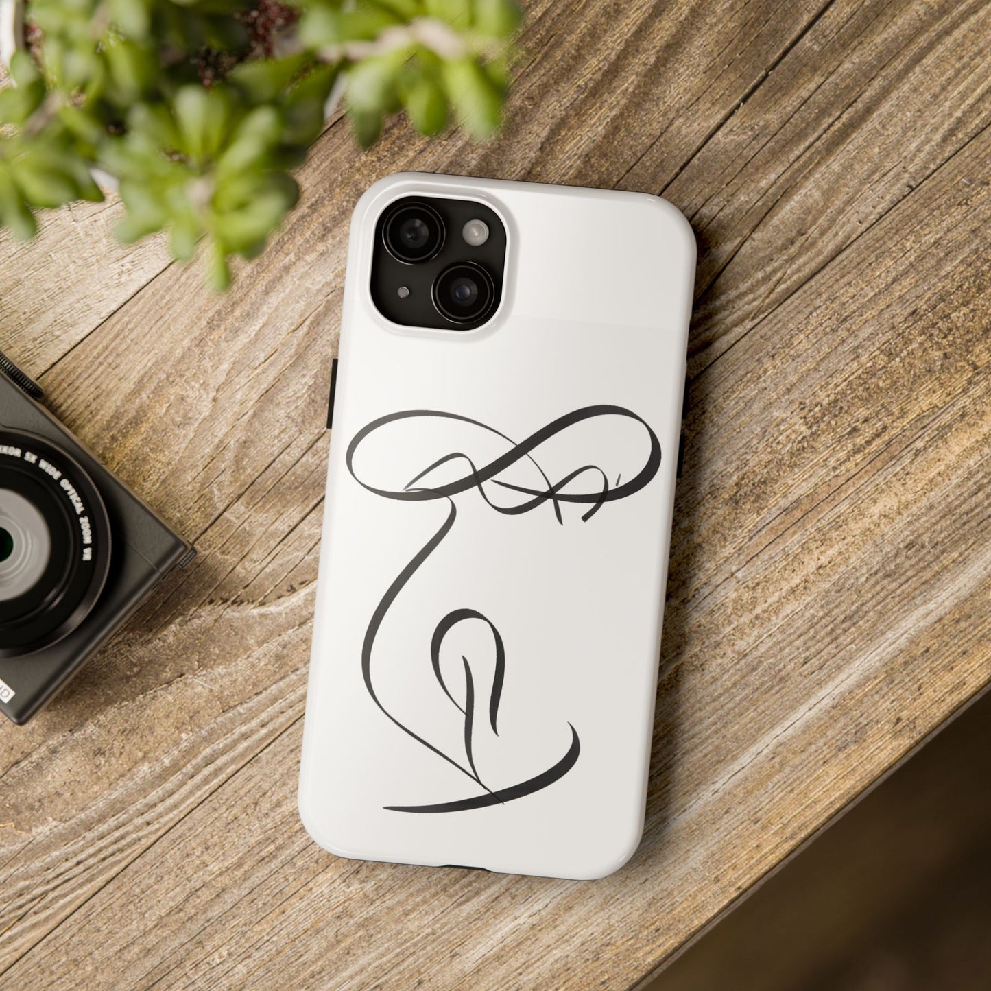 Handwritten Farsi Calligraphy 'Hiich' Design