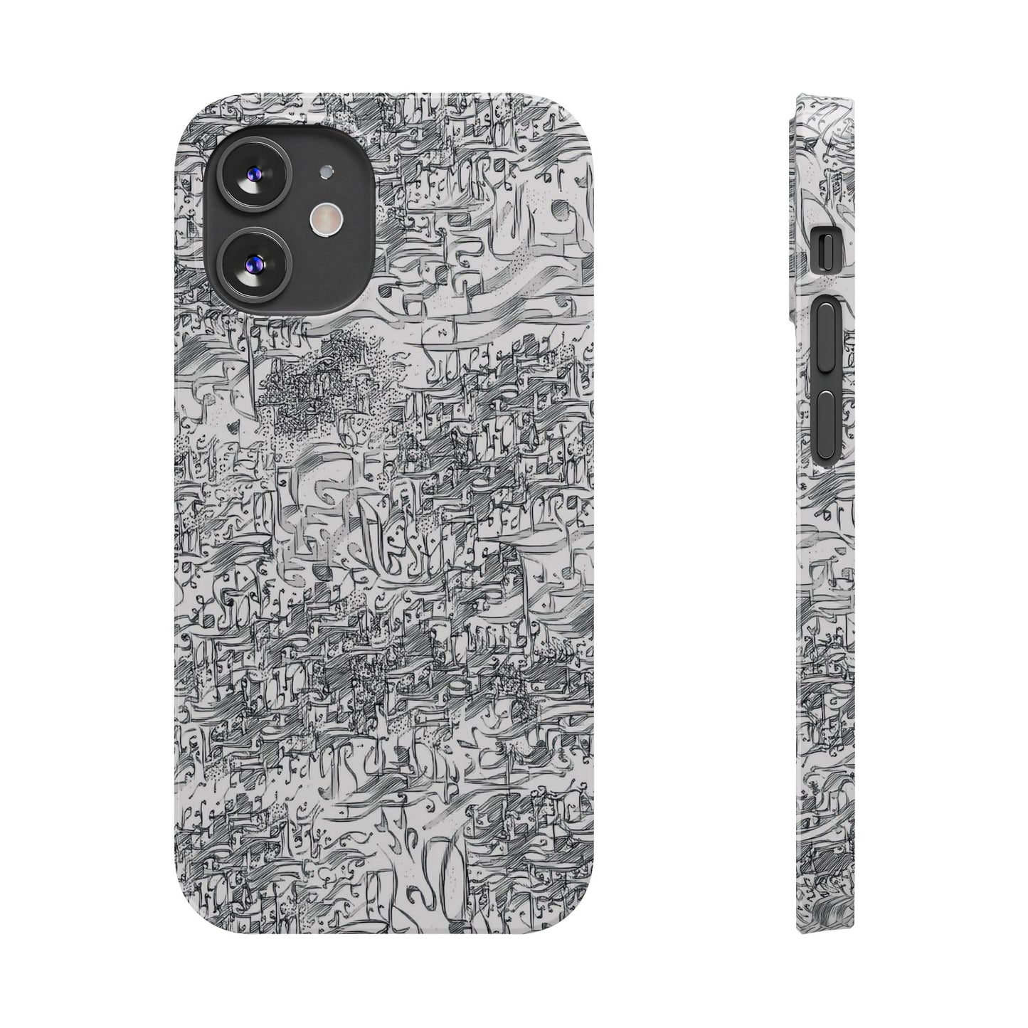 .ه,- ' Modern Art Slim Phone Case -LOVE I- I -.