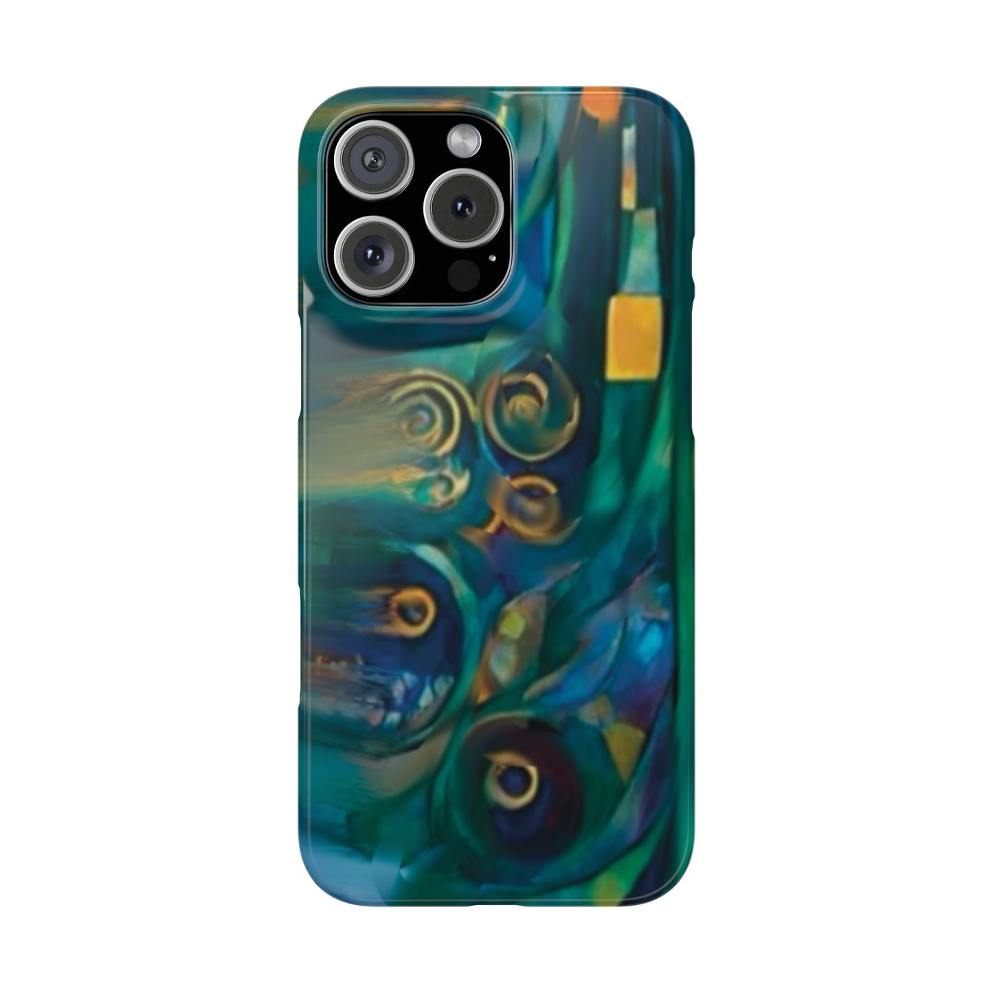 ' Modern Art Slim Phone Case -LOVE I-