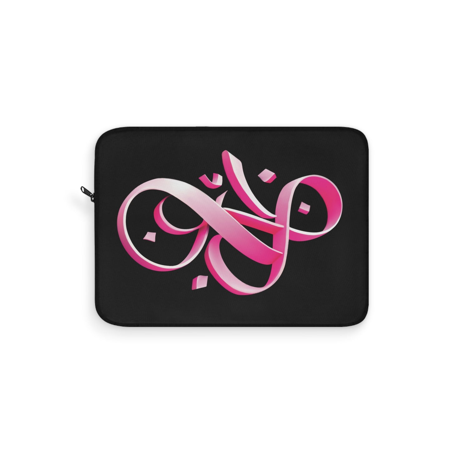Pink Ribbon Persian calligraphy Laptop Sleeve