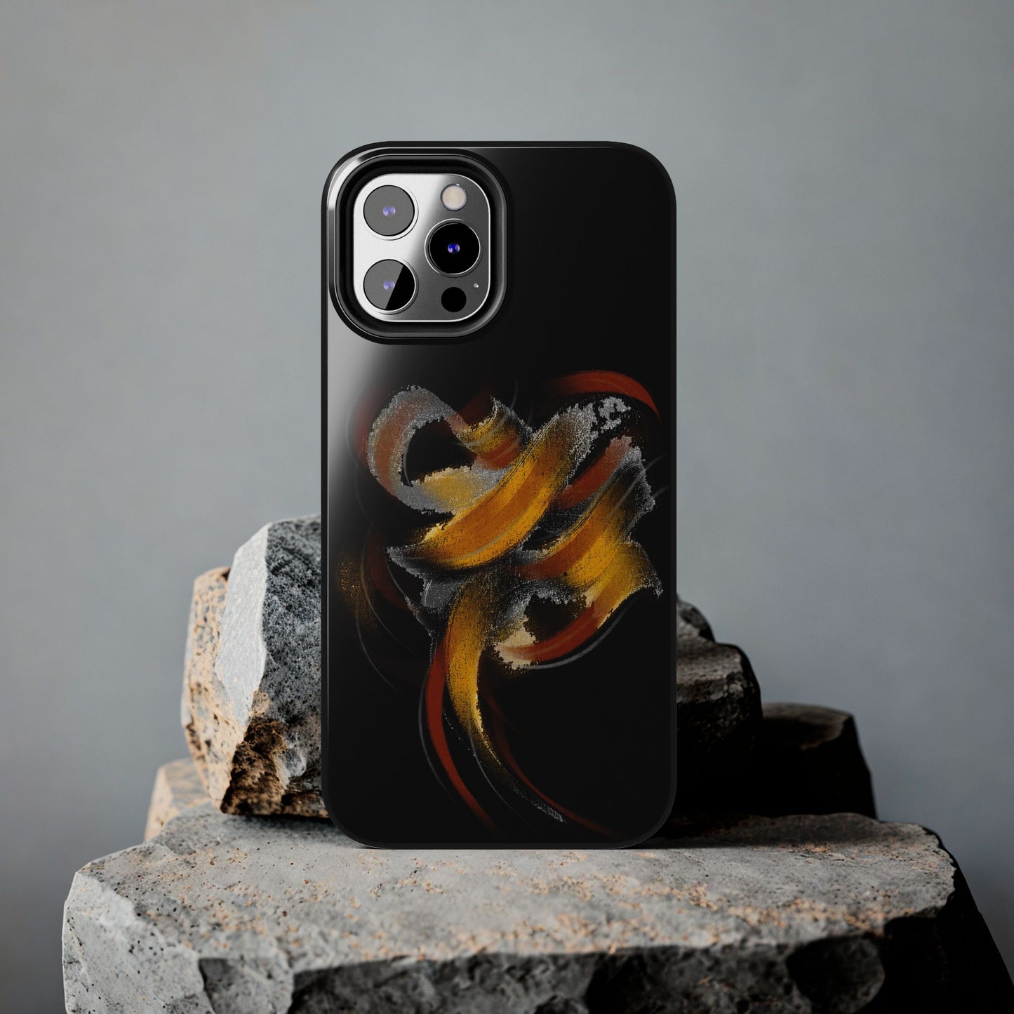 Calligraphy strokes Tough Phone Case