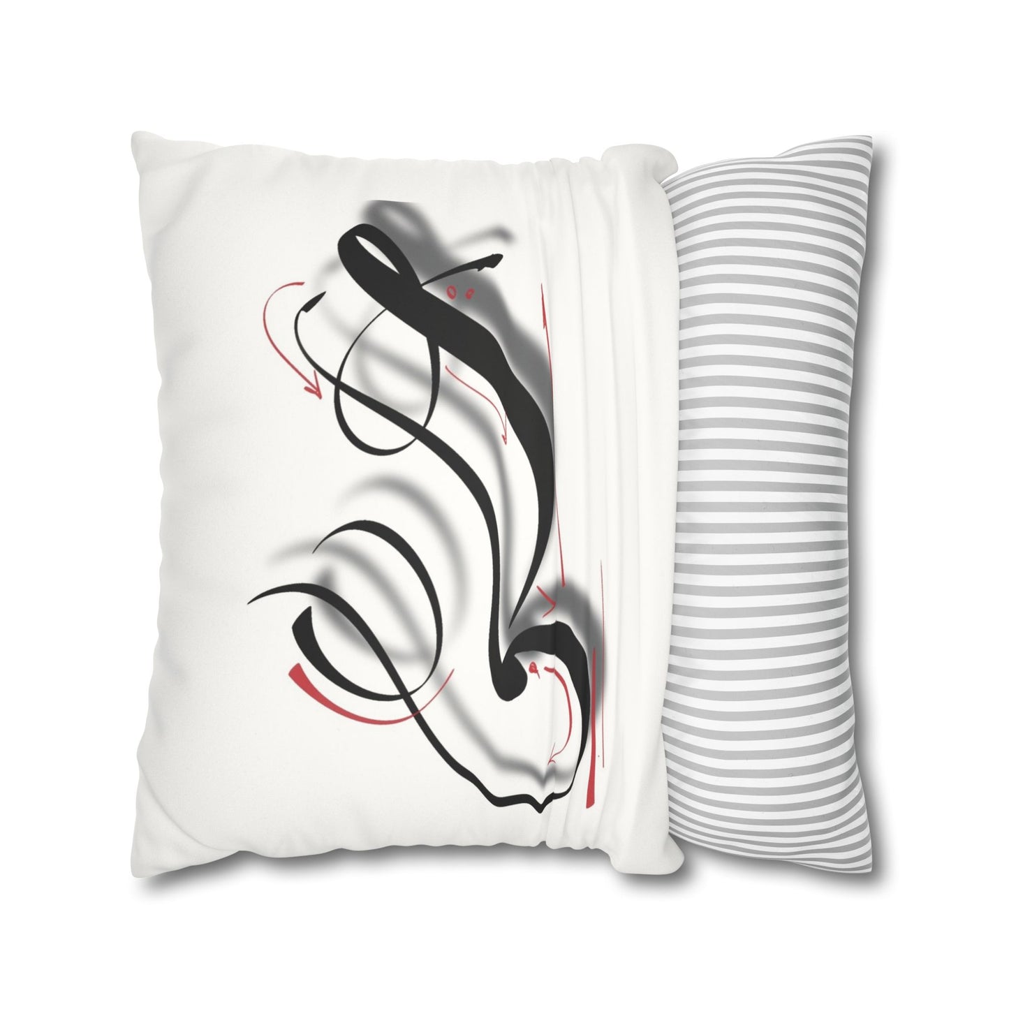 Square Pillowcase - Persian Calligraphy, Modern Handwriting Design