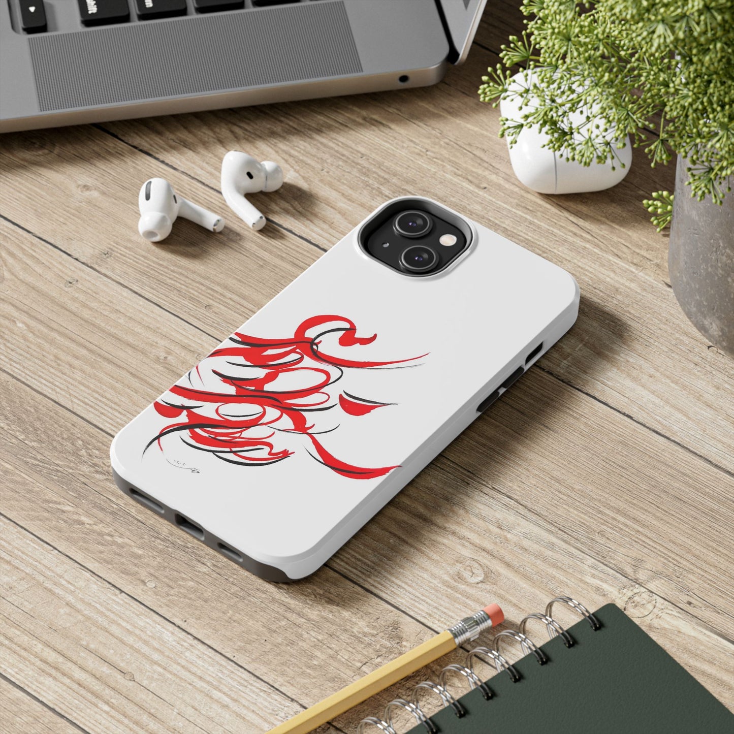 Phone Case Persian Calligraphy Modern Handwriting.