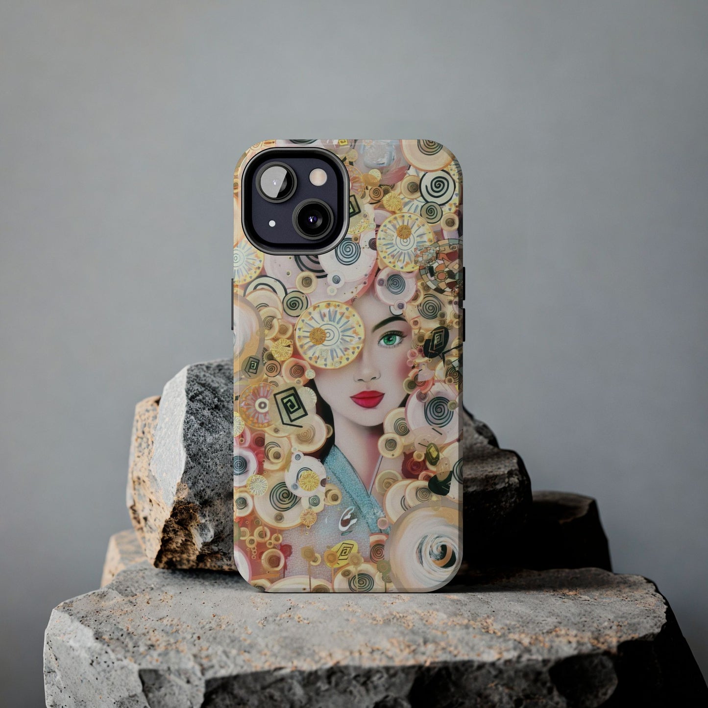Phone Case - Persian Art Inspired Beautiful Girl Design