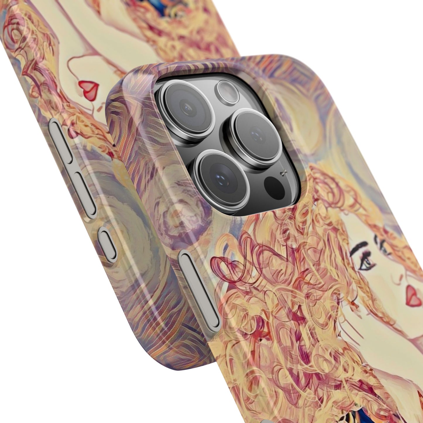 ' Modern Art Slim Phone Case -LOVE,
