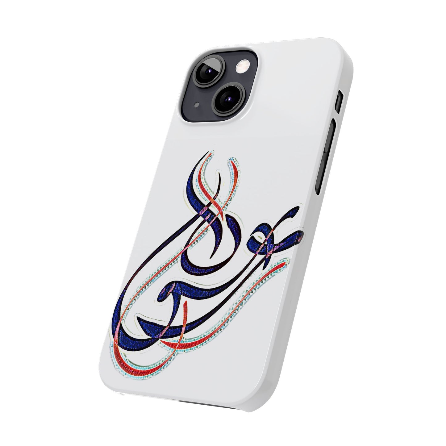 Modern Art Slim Phone Case - Eshgh (Love)