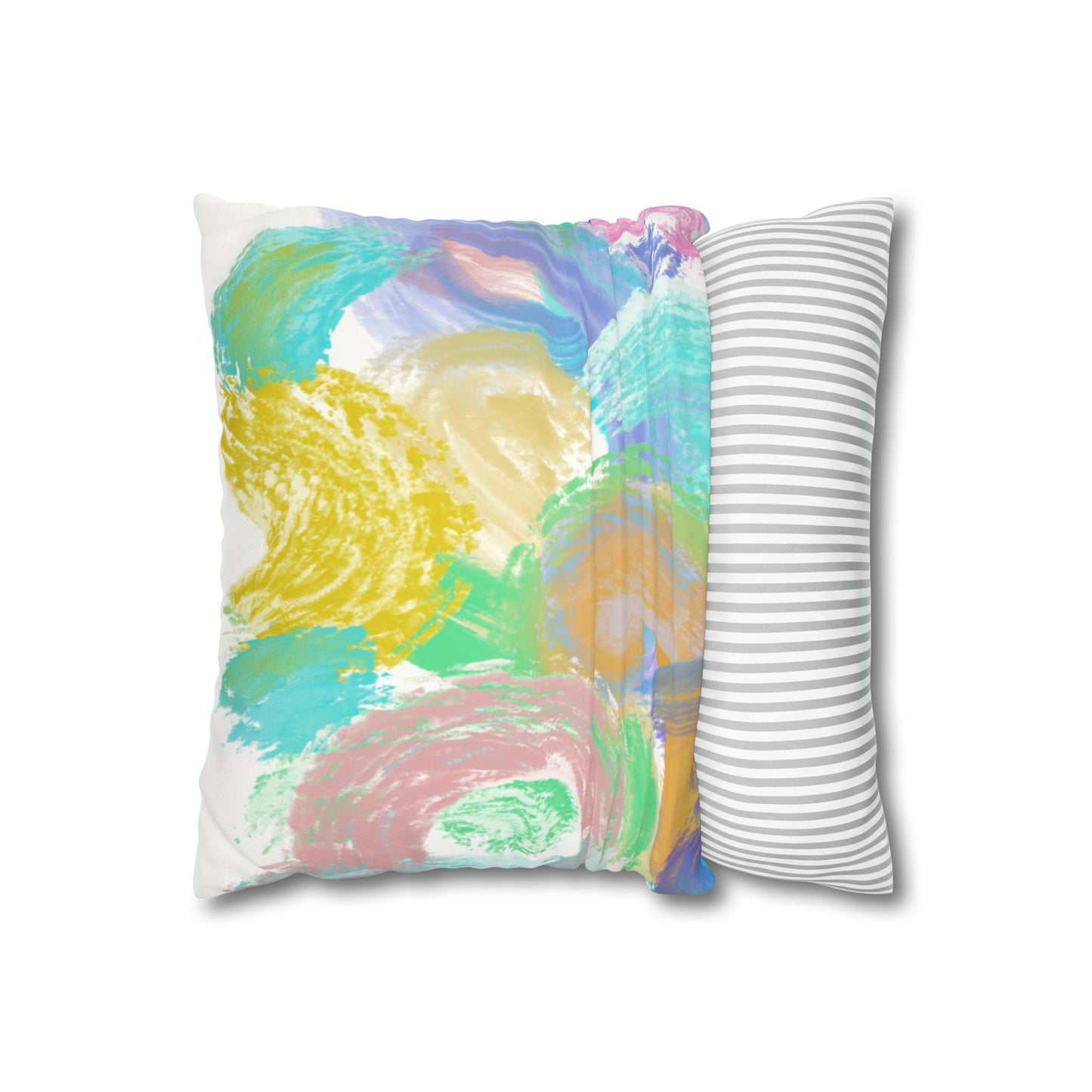 Copy of Square Pillowcase - Modern Art Portrait Watercolour Design