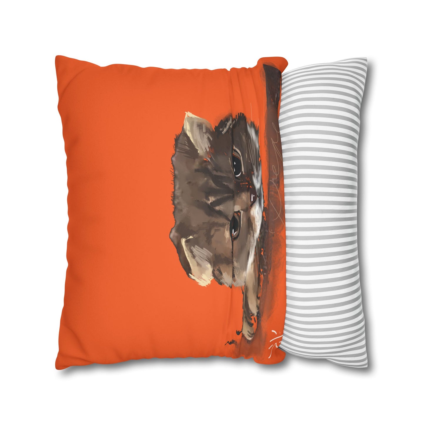 Pepe Pillowcase - Modern Art Portrait Watercolour Design