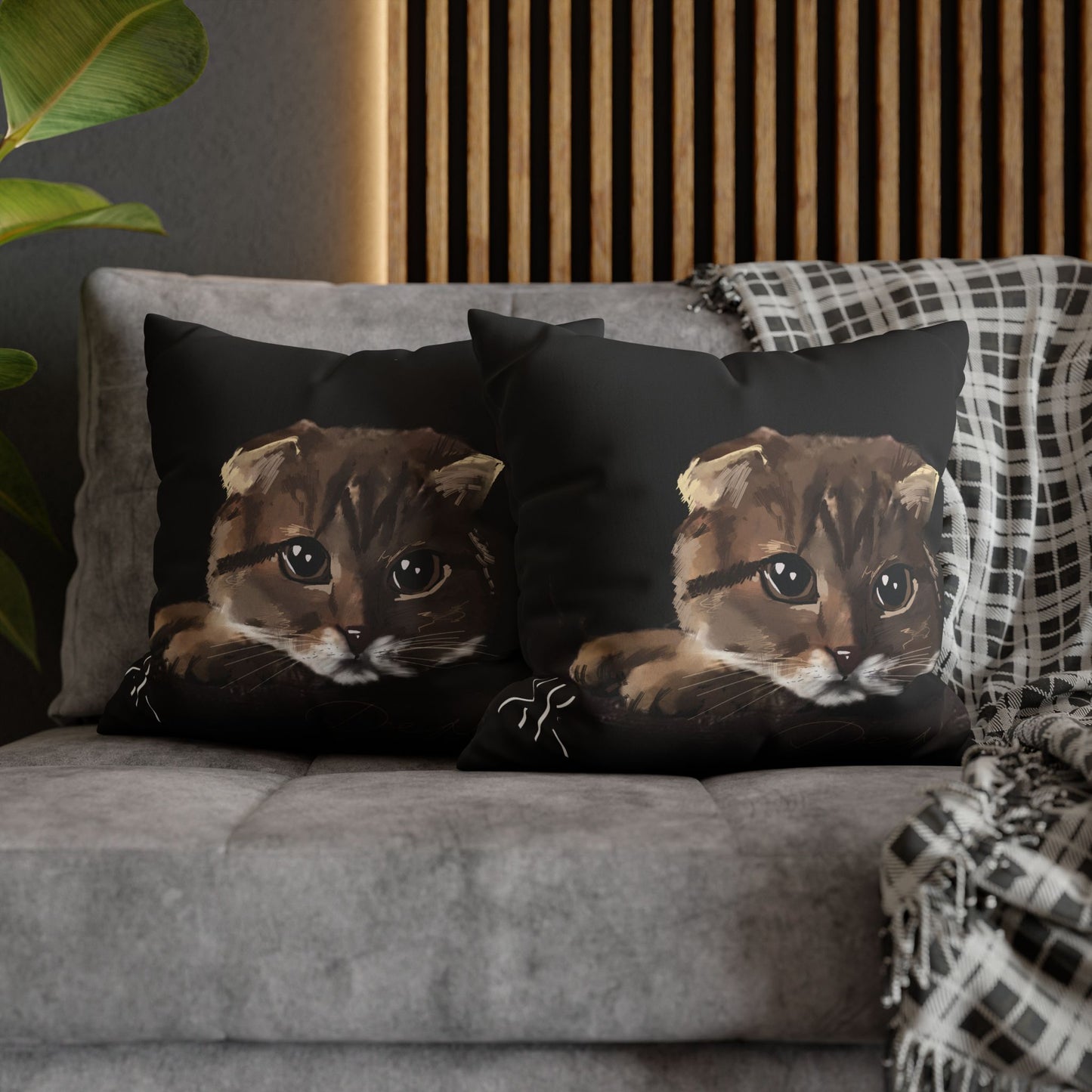 Copy of Pepe Pillowcase -Modern Art Portrait Watercolour Design
