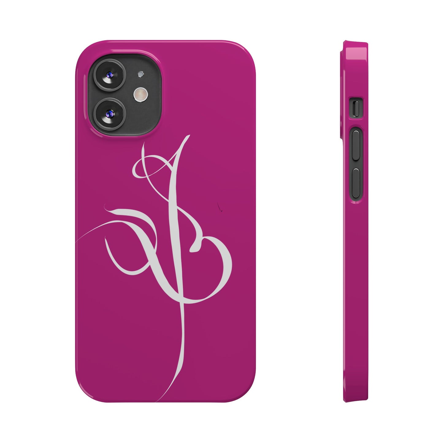 Modern Calligraphy Slim Phone Case -Eshgh (LOVE)