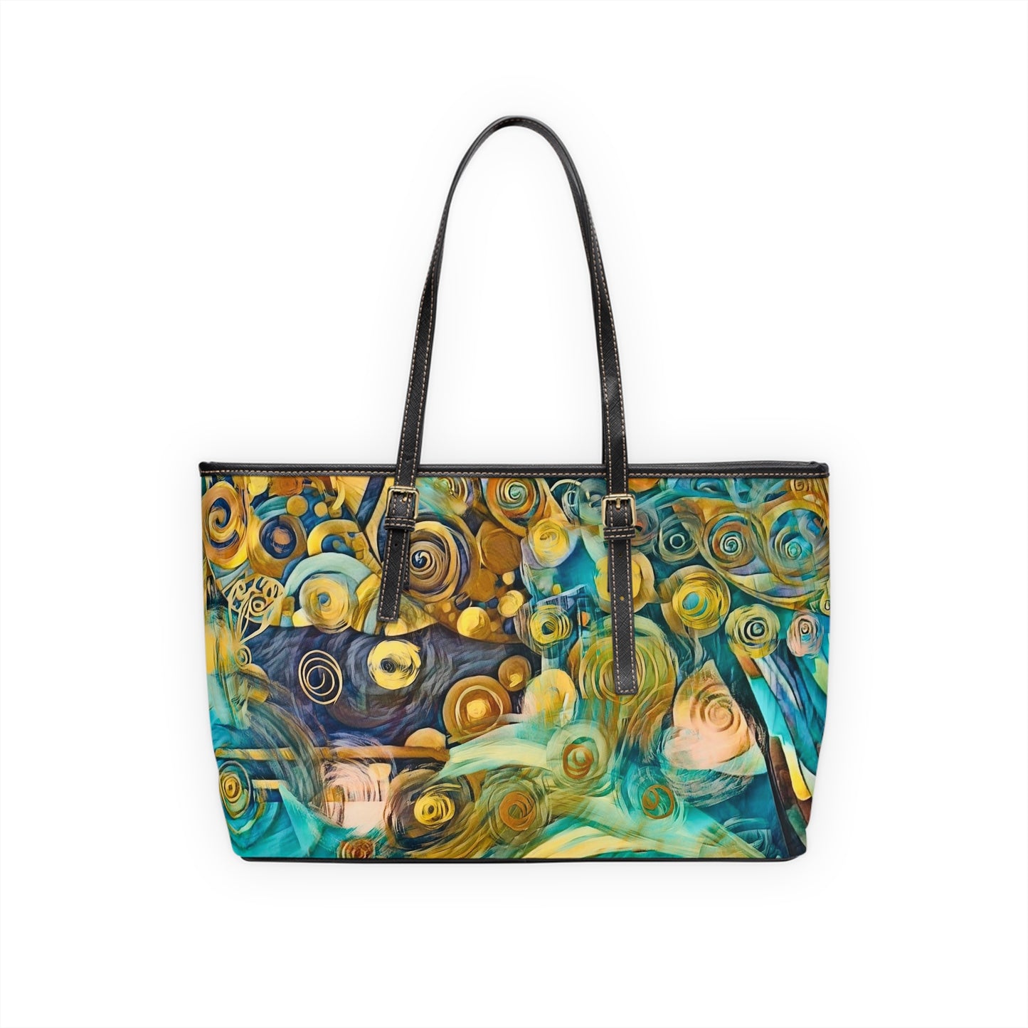 Ethereal Swirls || Elegant PU Leather Purse