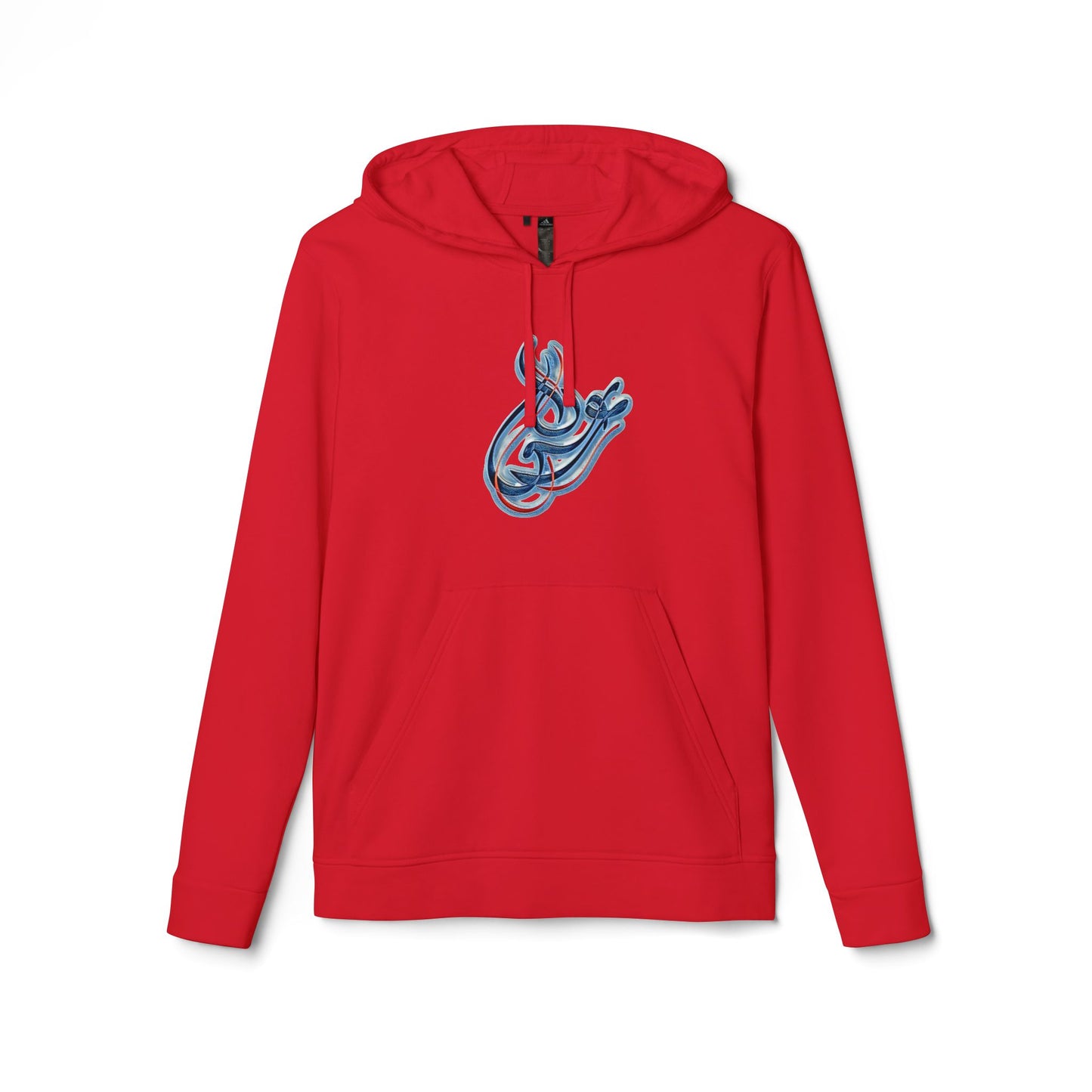 Kalli K X Adidas Unisex Fleece Hoodie-Modern Calligraphy LOVE