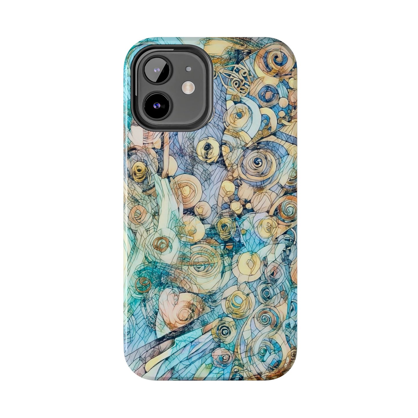 Golden Swirls Phone Case