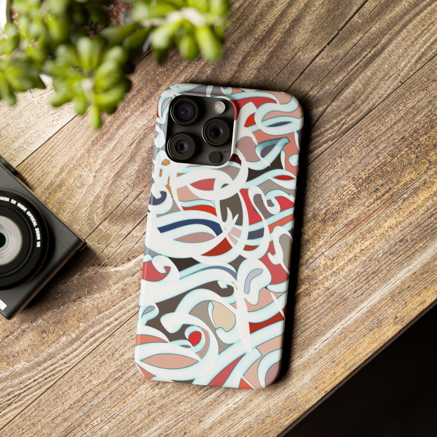 Copy of Copy of Copy of ' Modern Art  Slim Phone Case -LOVE