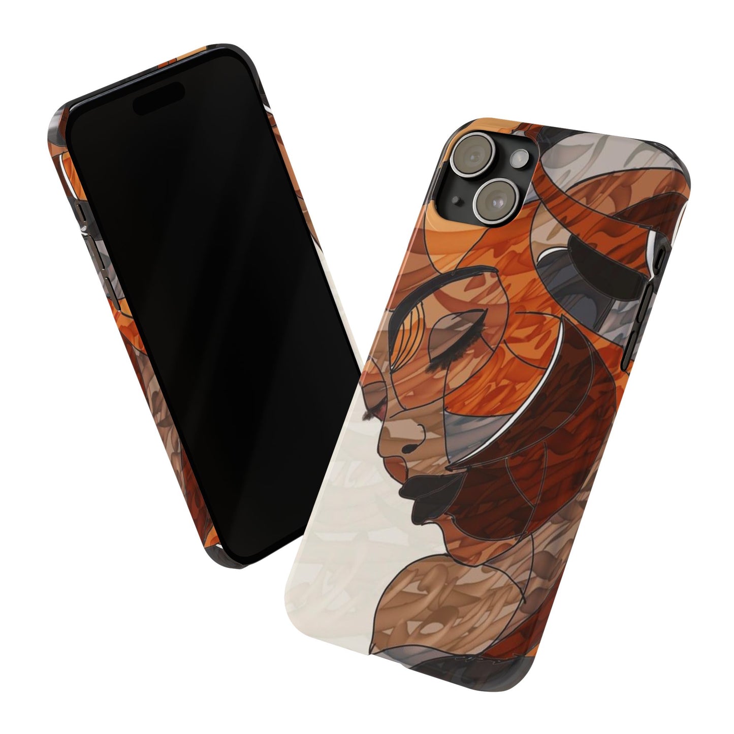 ' Modern Art Slim Phone Case -LOVE