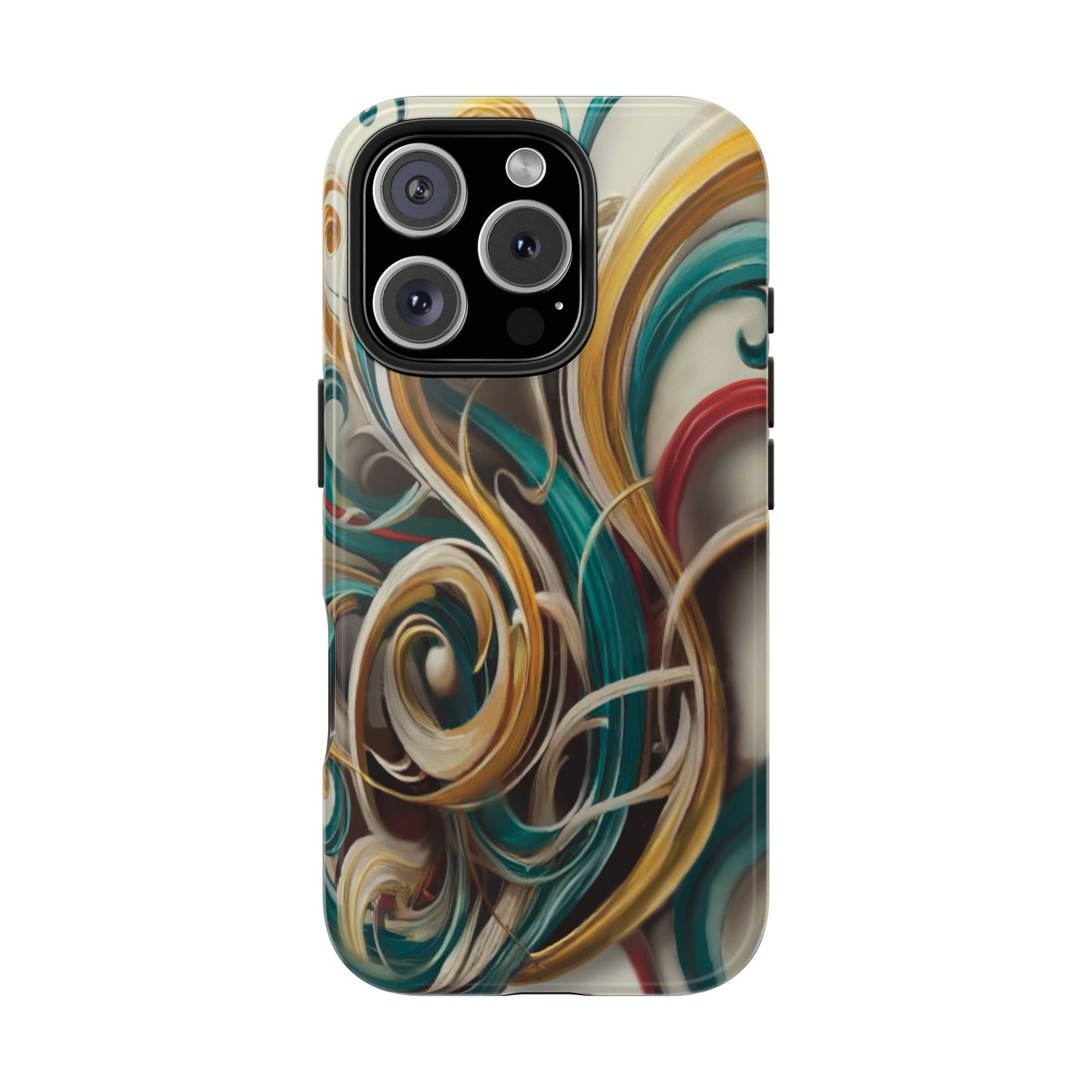 Marble Abstract Phone Case Calligraphy