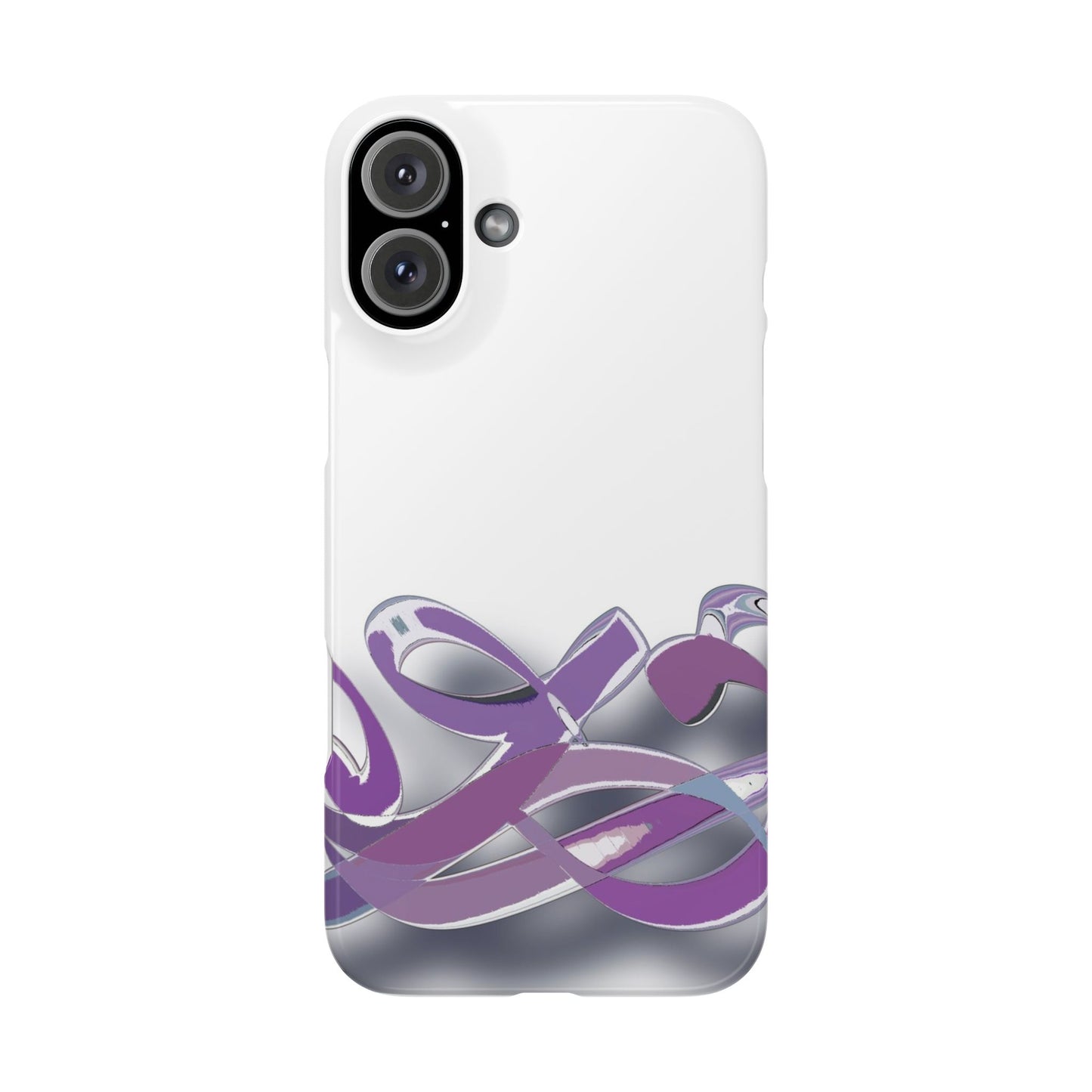 ' Modern Art Slim Phone Case -Calligraphy