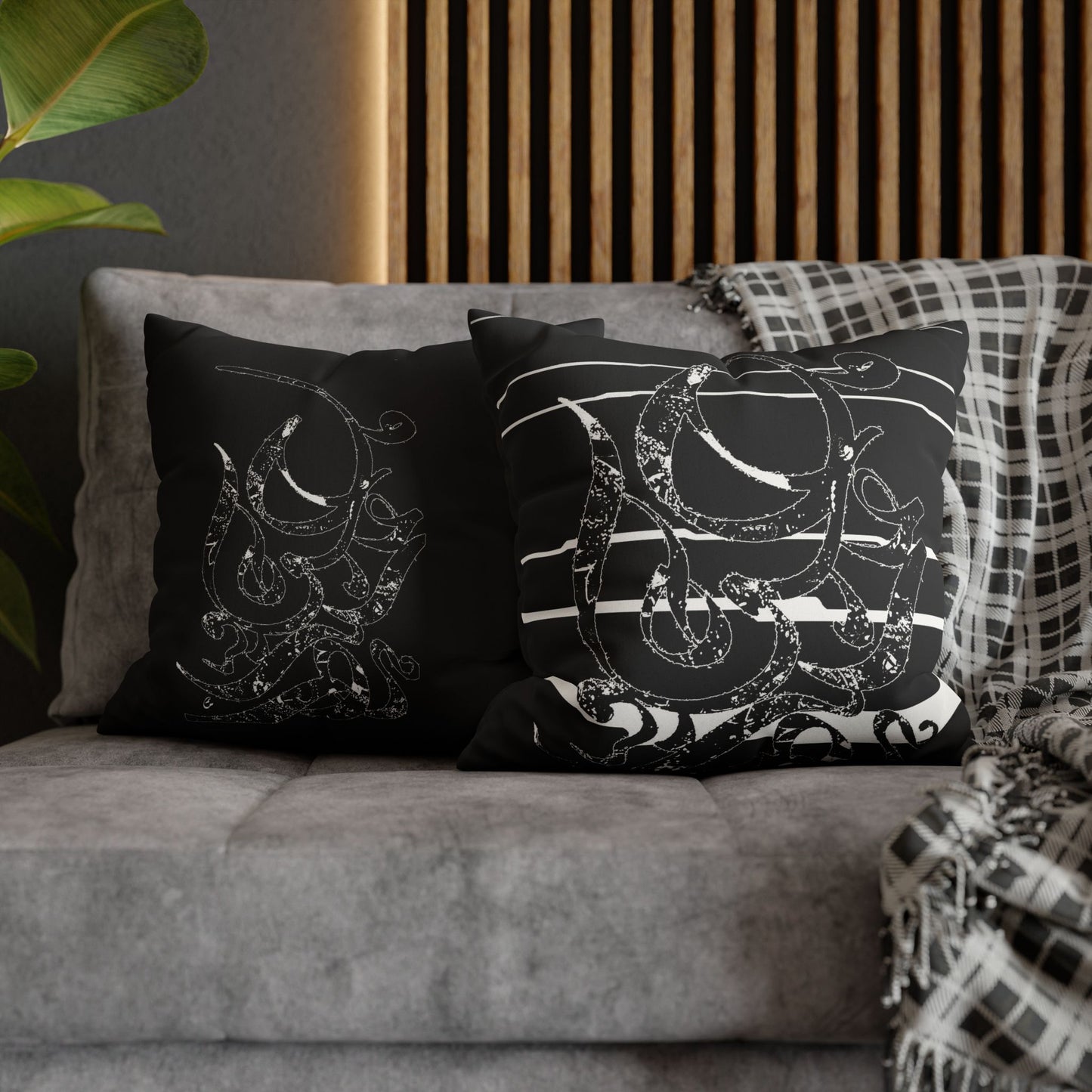 Persian Calligraphy beauty Faux Suede Square Pillow Cover