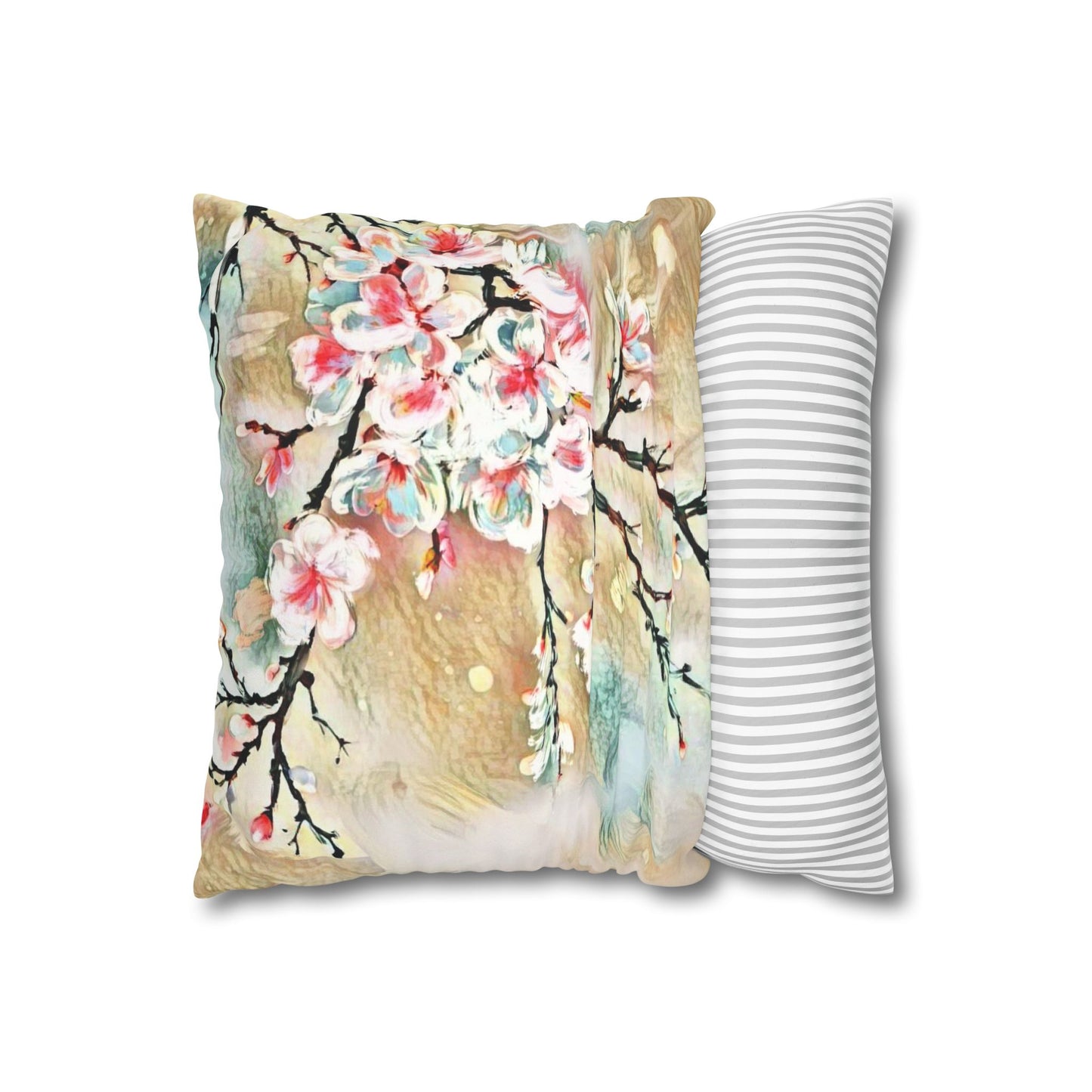 Spring Pillowcase - Modern Art Portrait Watercolour Design