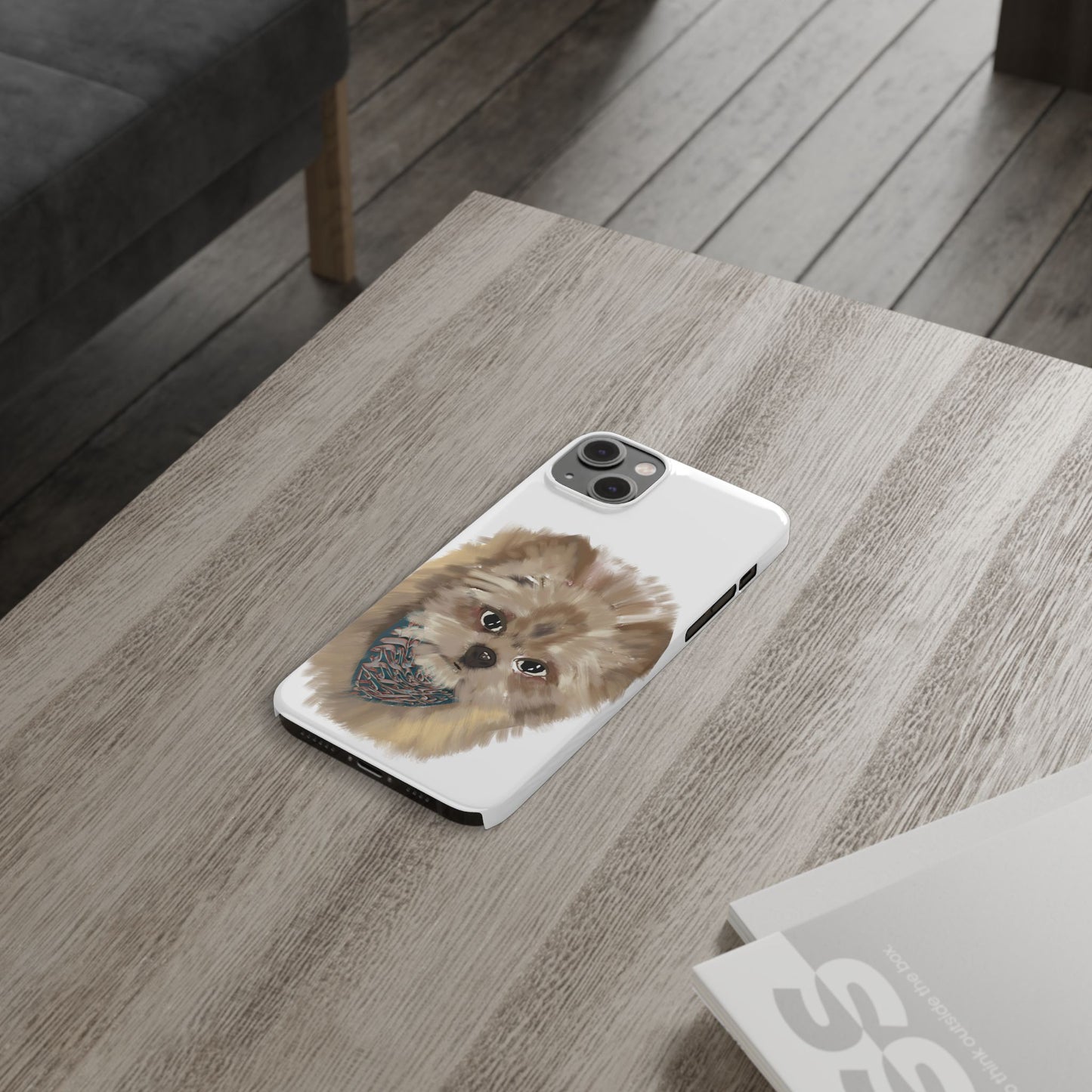 ' Modern Art Slim Phone Case-Lily