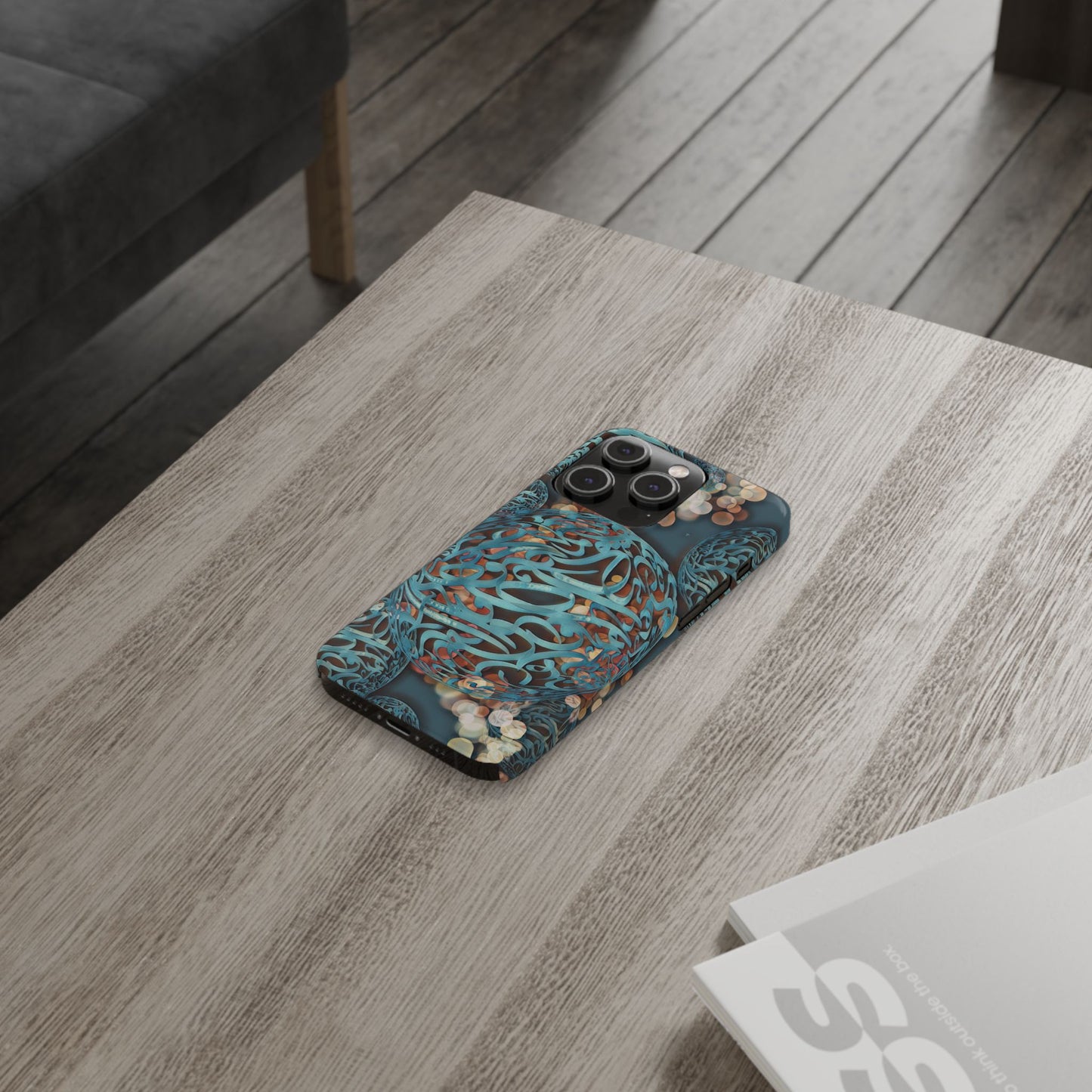 ' Modern Art Slim Phone Case -LOVE