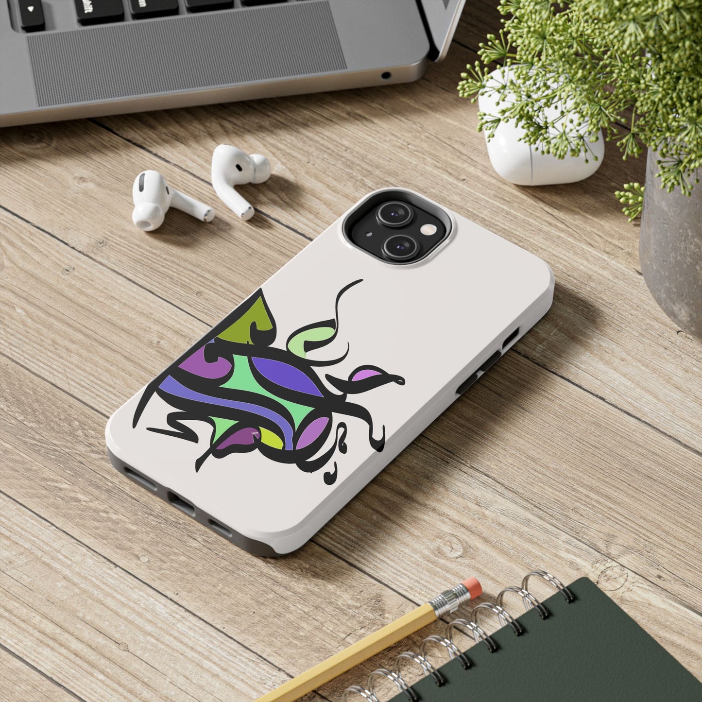 Phone Case Persian Calligraphy Modern Handwriting
