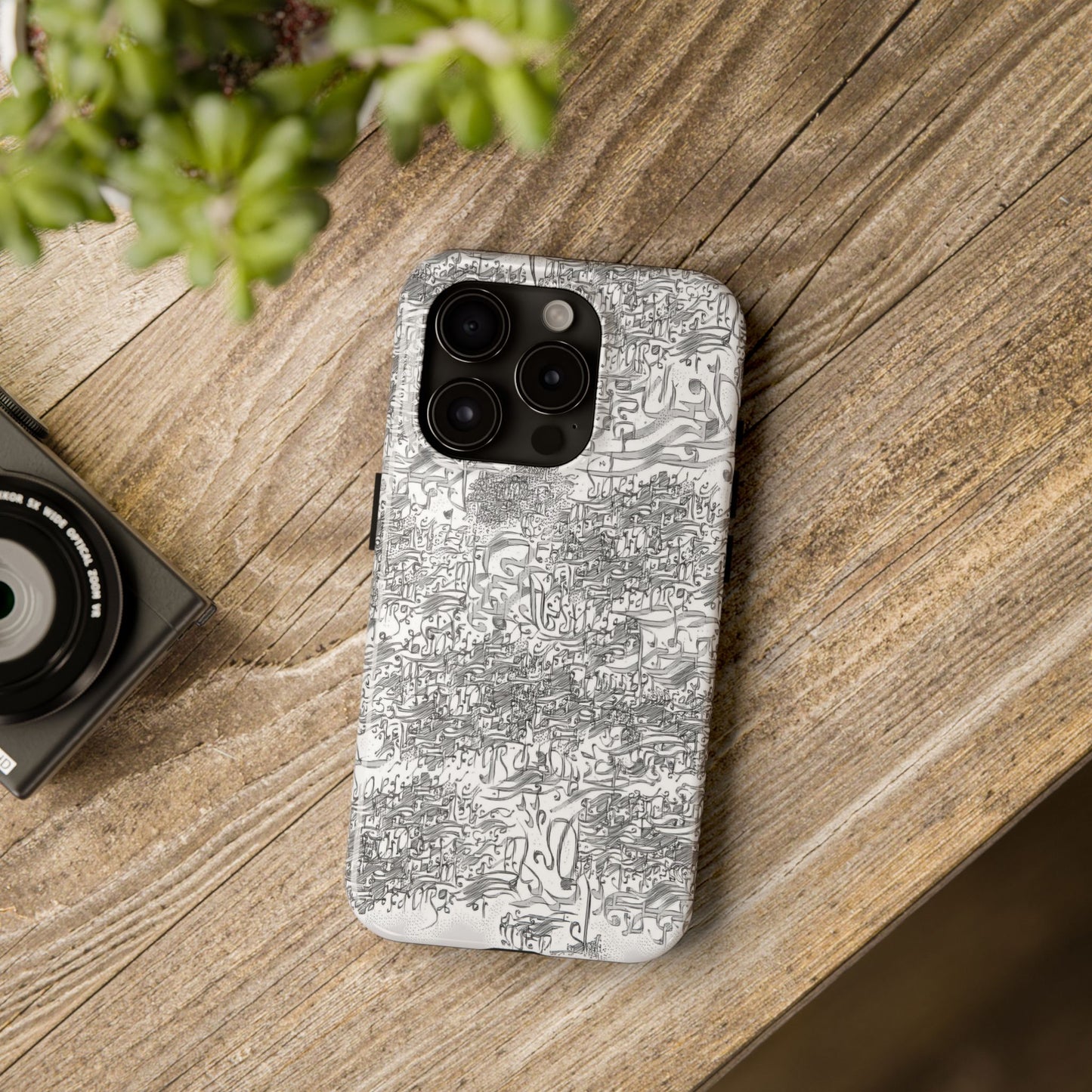 Phone Case Persian Calligraphy Modern Handwriting