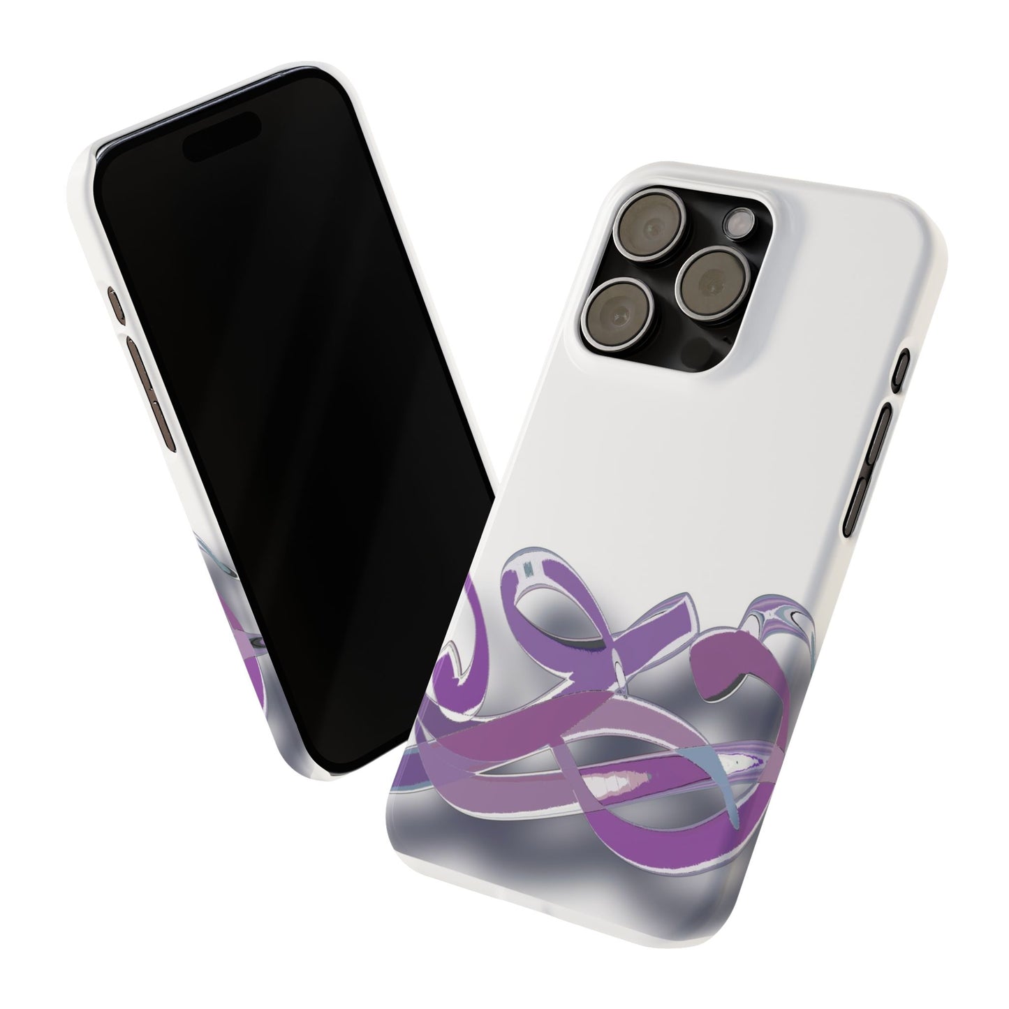 ' Modern Art Slim Phone Case -Calligraphy
