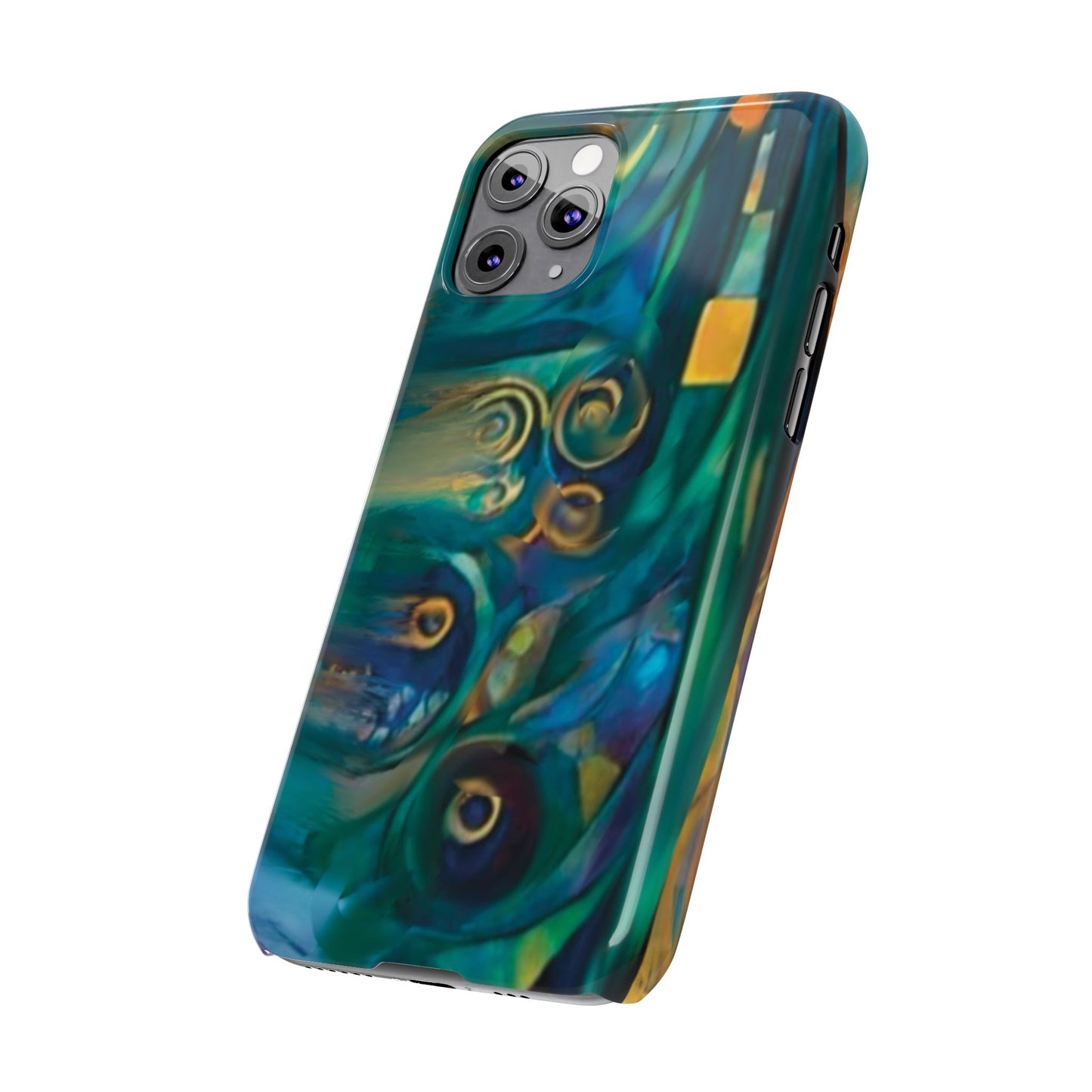 ' Modern Art Slim Phone Case -LOVE I-