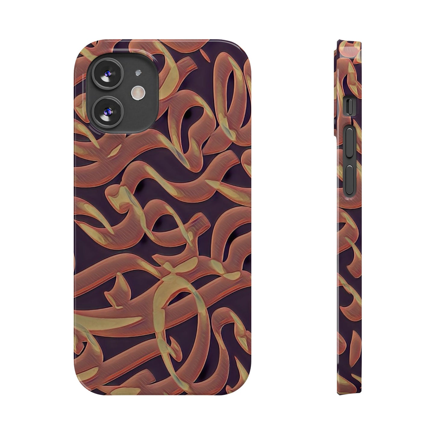 ' Modern Art Slim Phone Case -LOVE I-