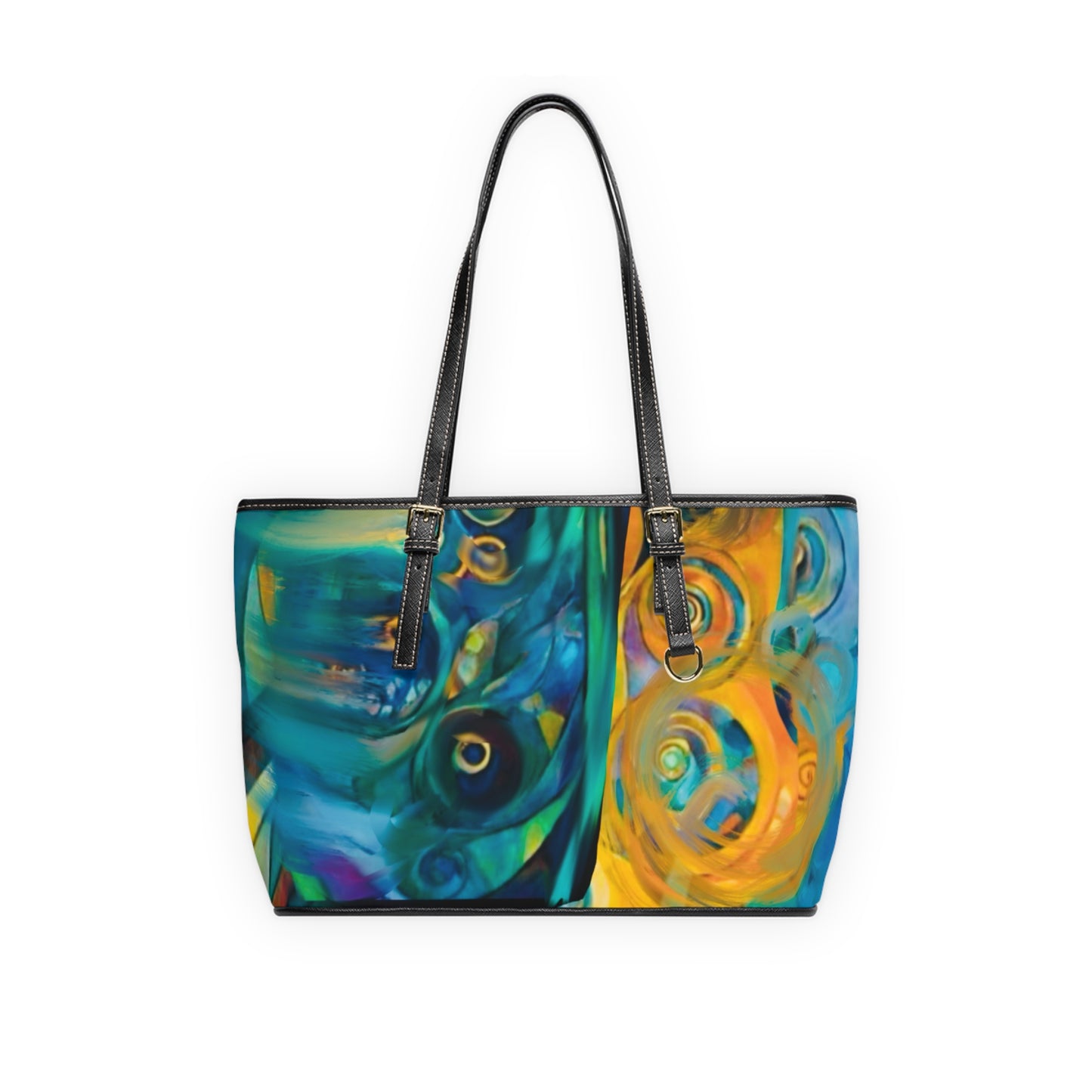 Ethereal Swirls Elegant PU Leather Purse