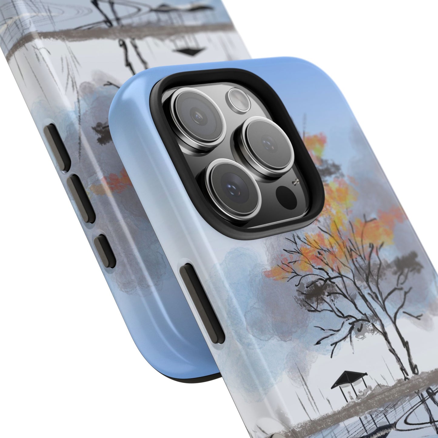 Serenity Phone Case Persian Calligraphy Art.