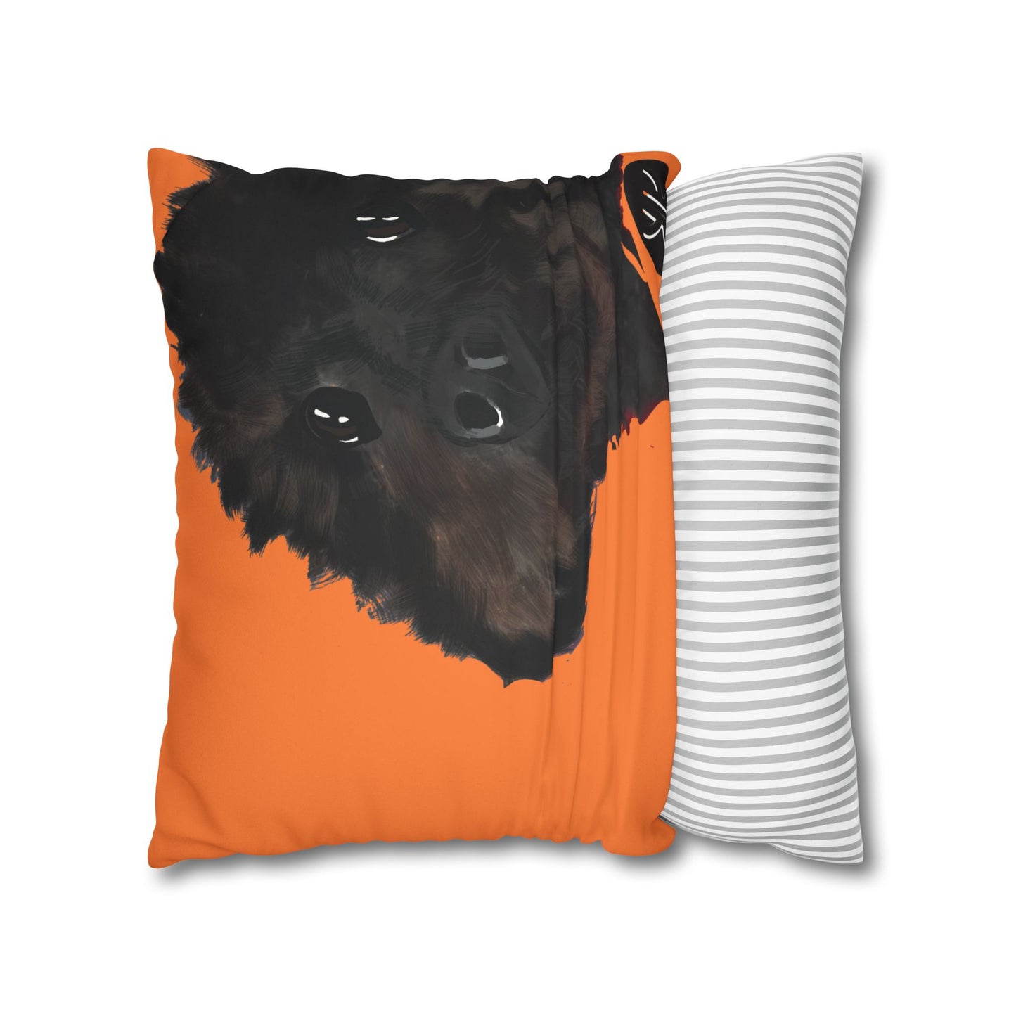 COAL Pillowcase - Modern Art Portrait Watercolour Design